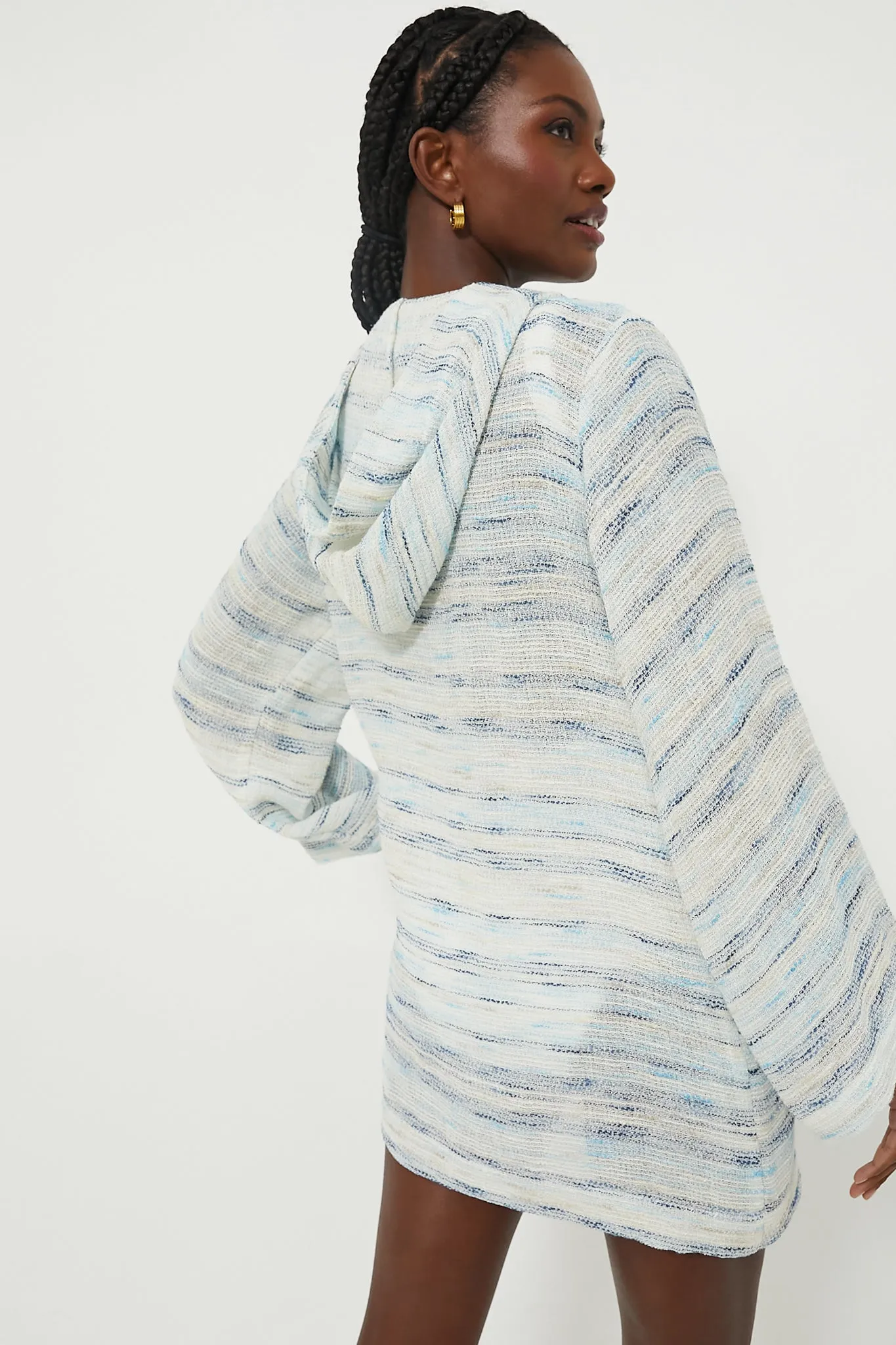 Sea Striped Gauze Beach Tunic sold by Tuckernuck product image thumbnail 4