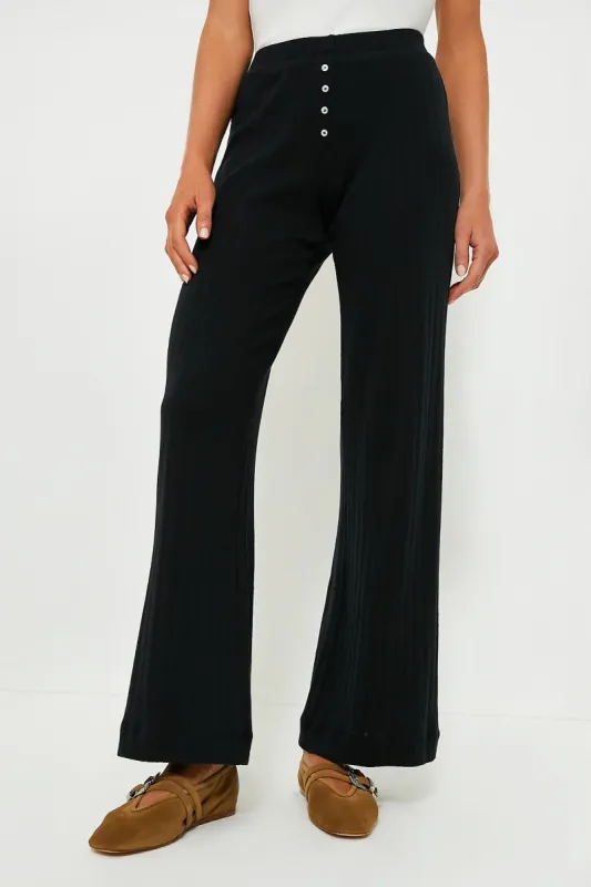 Black Pointelle Boxer Pant sold by Tuckernuck