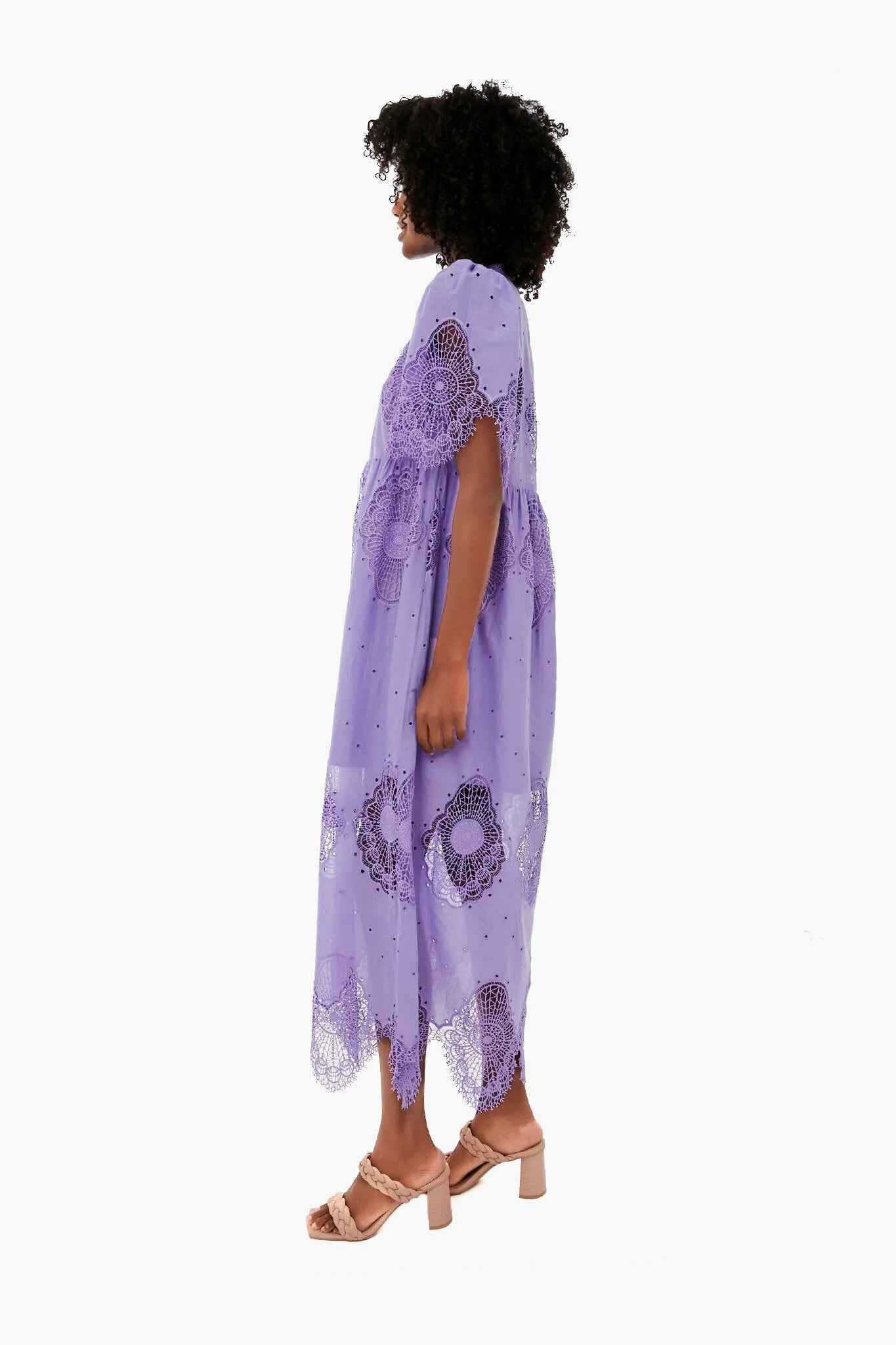 Lilac Lace Catalina Dress sold by Tuckernuck product image thumbnail 3