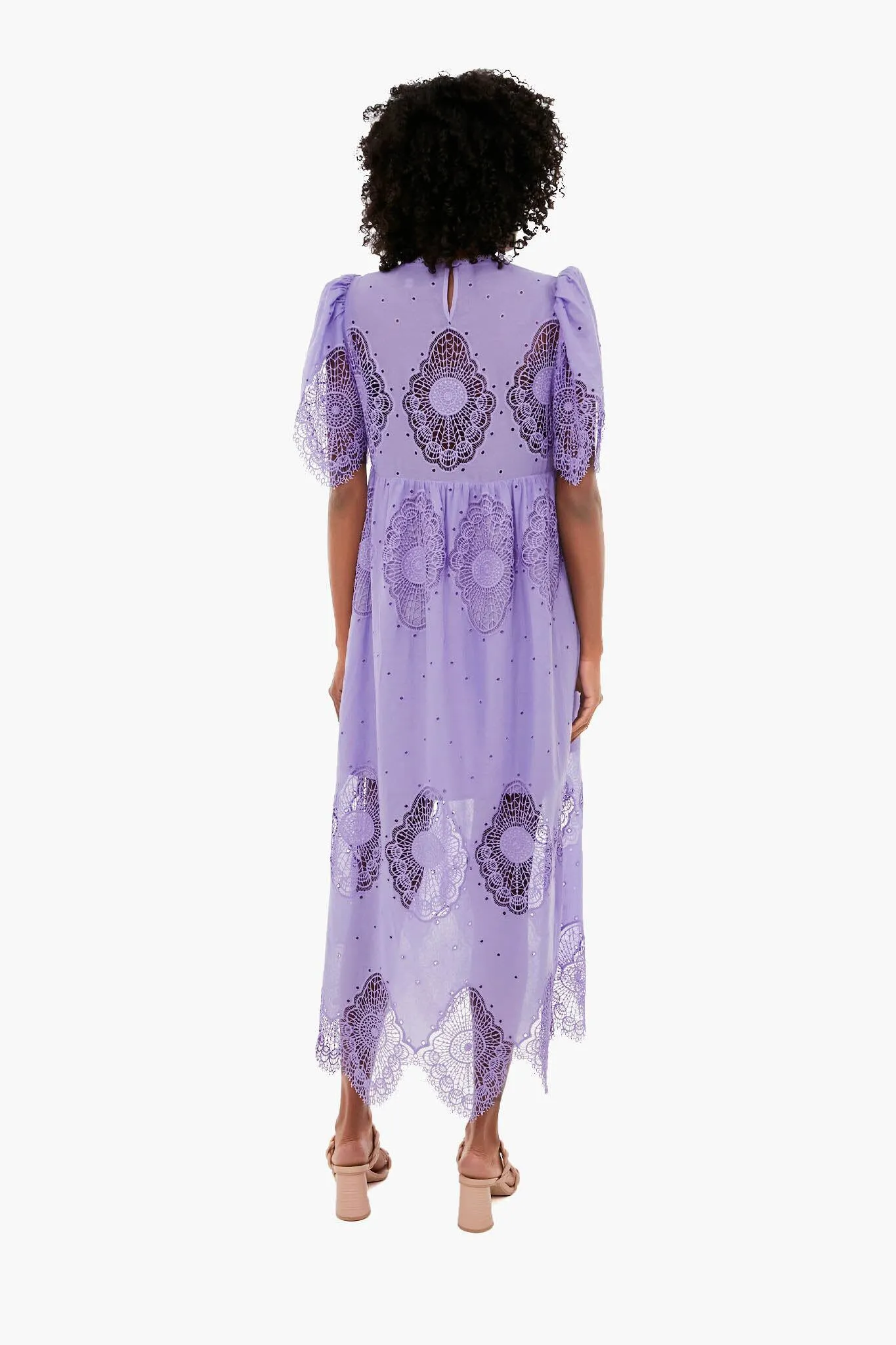 Lilac Lace Catalina Dress sold by Tuckernuck product image thumbnail 4