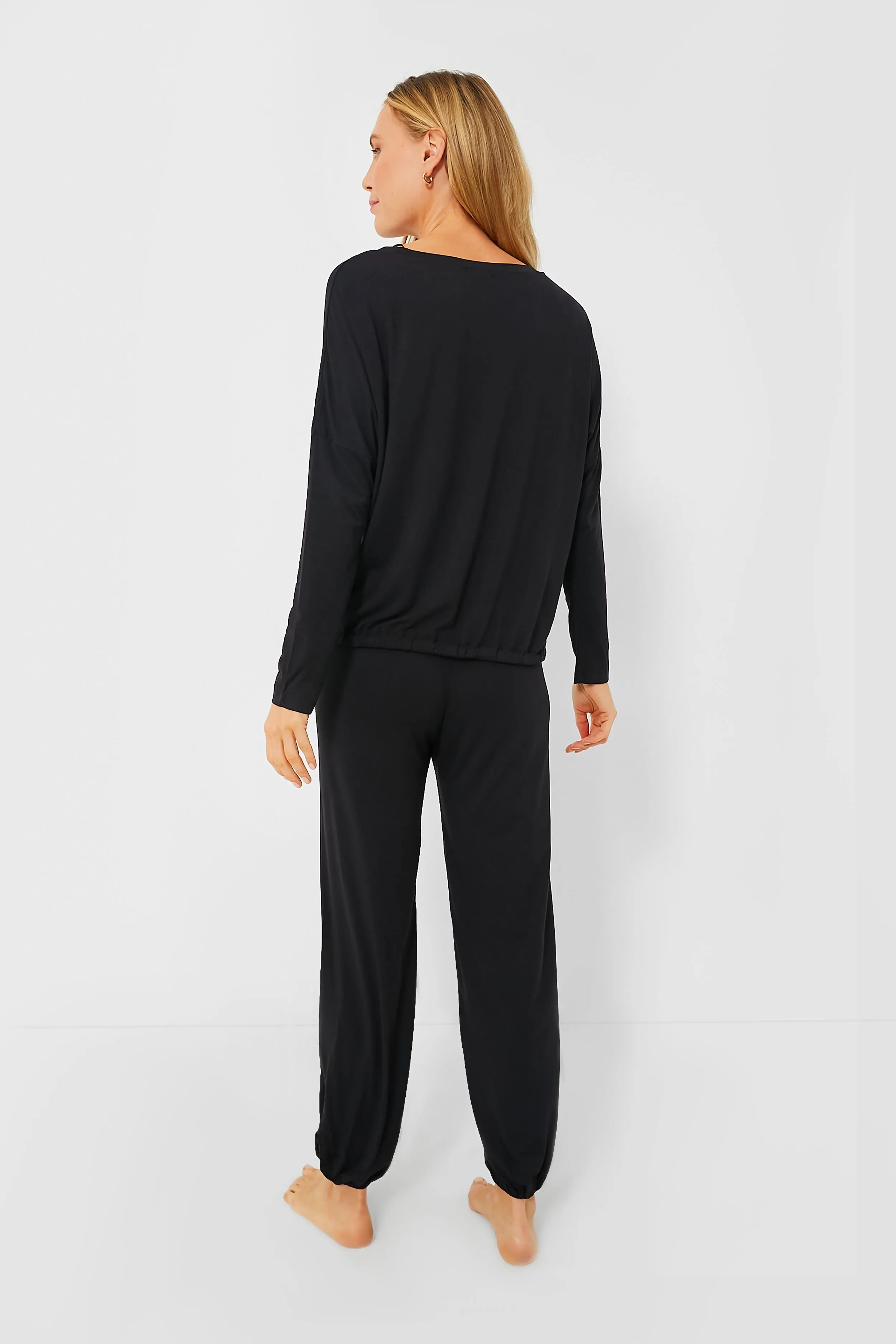 Black Gisele Slouchy PJ Set sold by Tuckernuck product image thumbnail 4