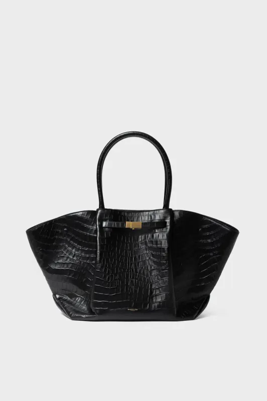 Black Croc New York Bag sold by Tuckernuck