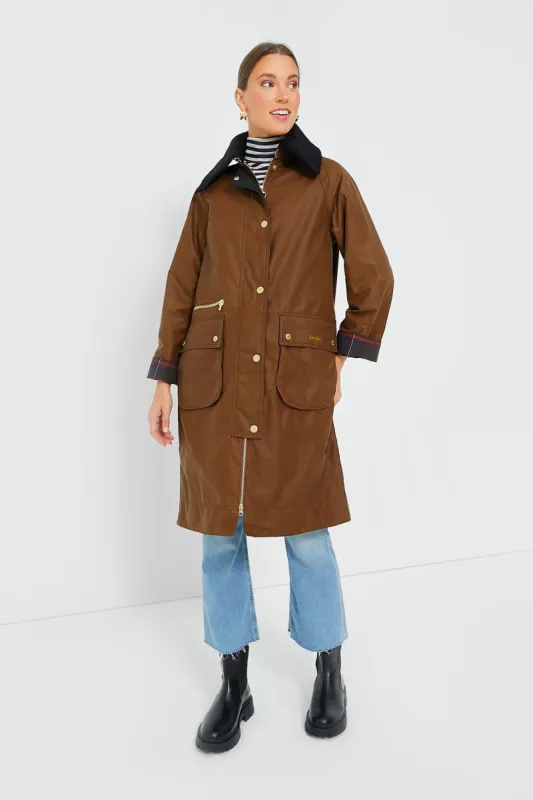 Tan Townfield Wax Jacket sold by Tuckernuck