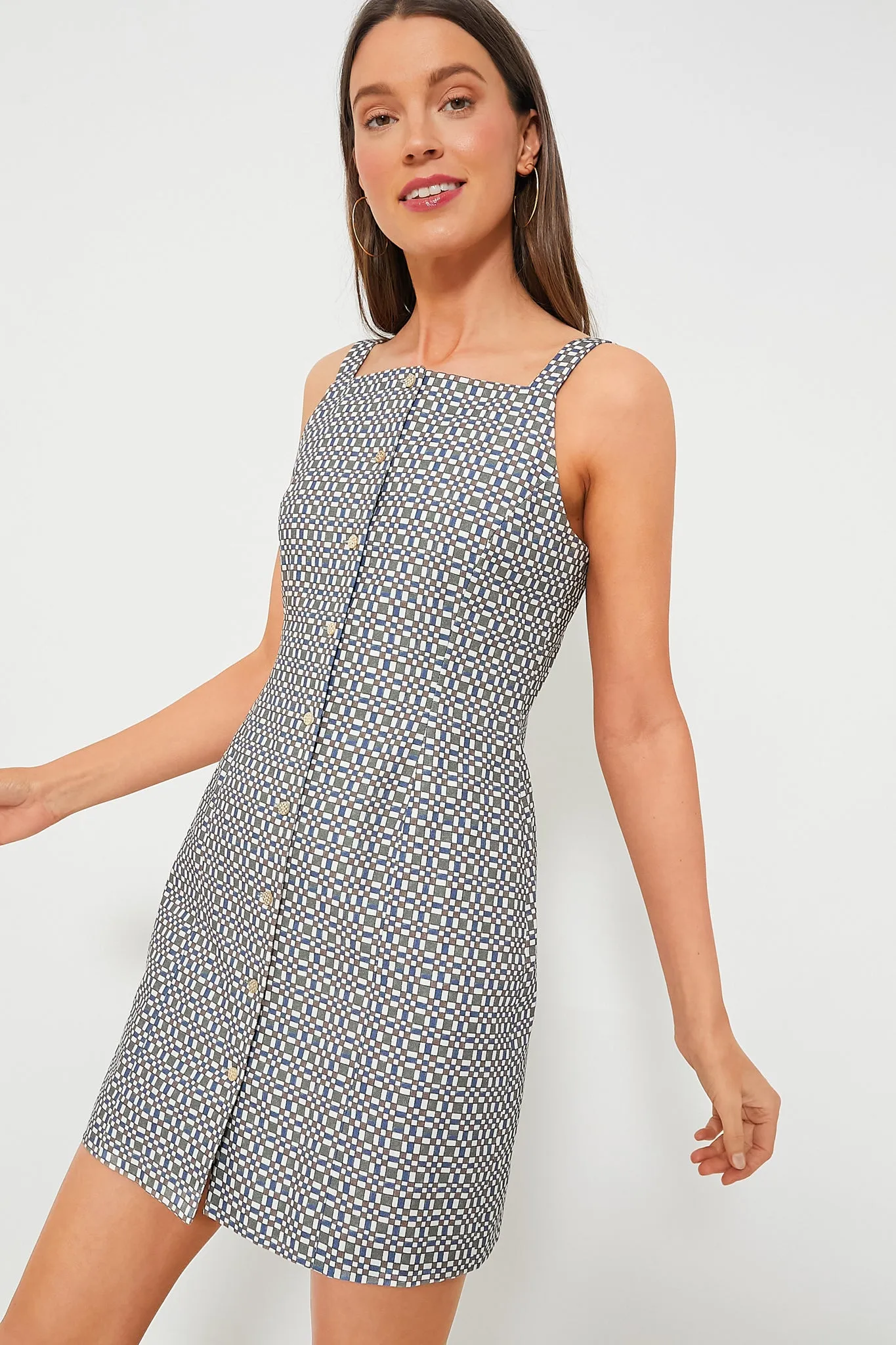 Tile High Neck Mini Dress sold by Tuckernuck product image thumbnail 3