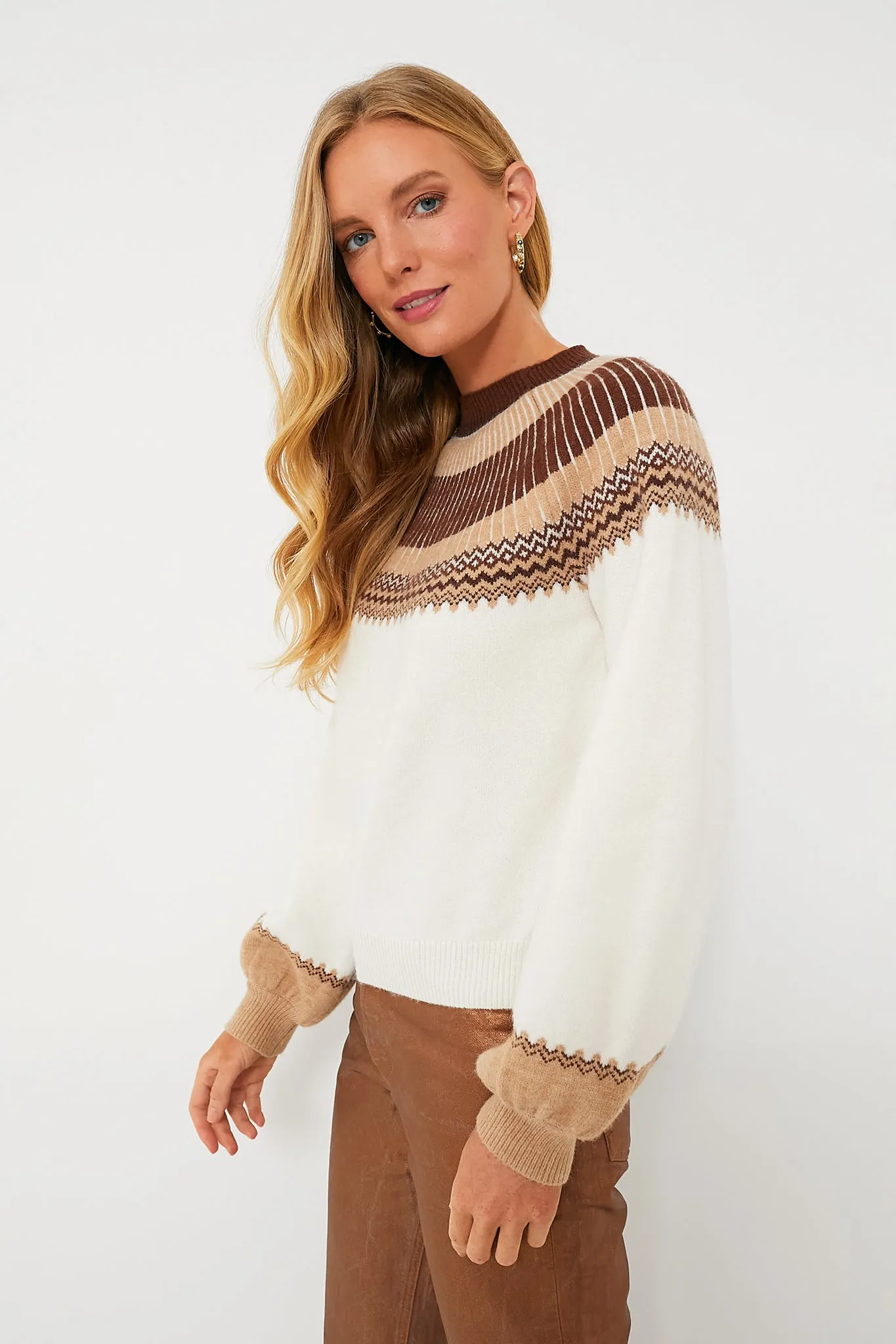 Neutral Color Block Sweater sold by Tuckernuck product image thumbnail 4