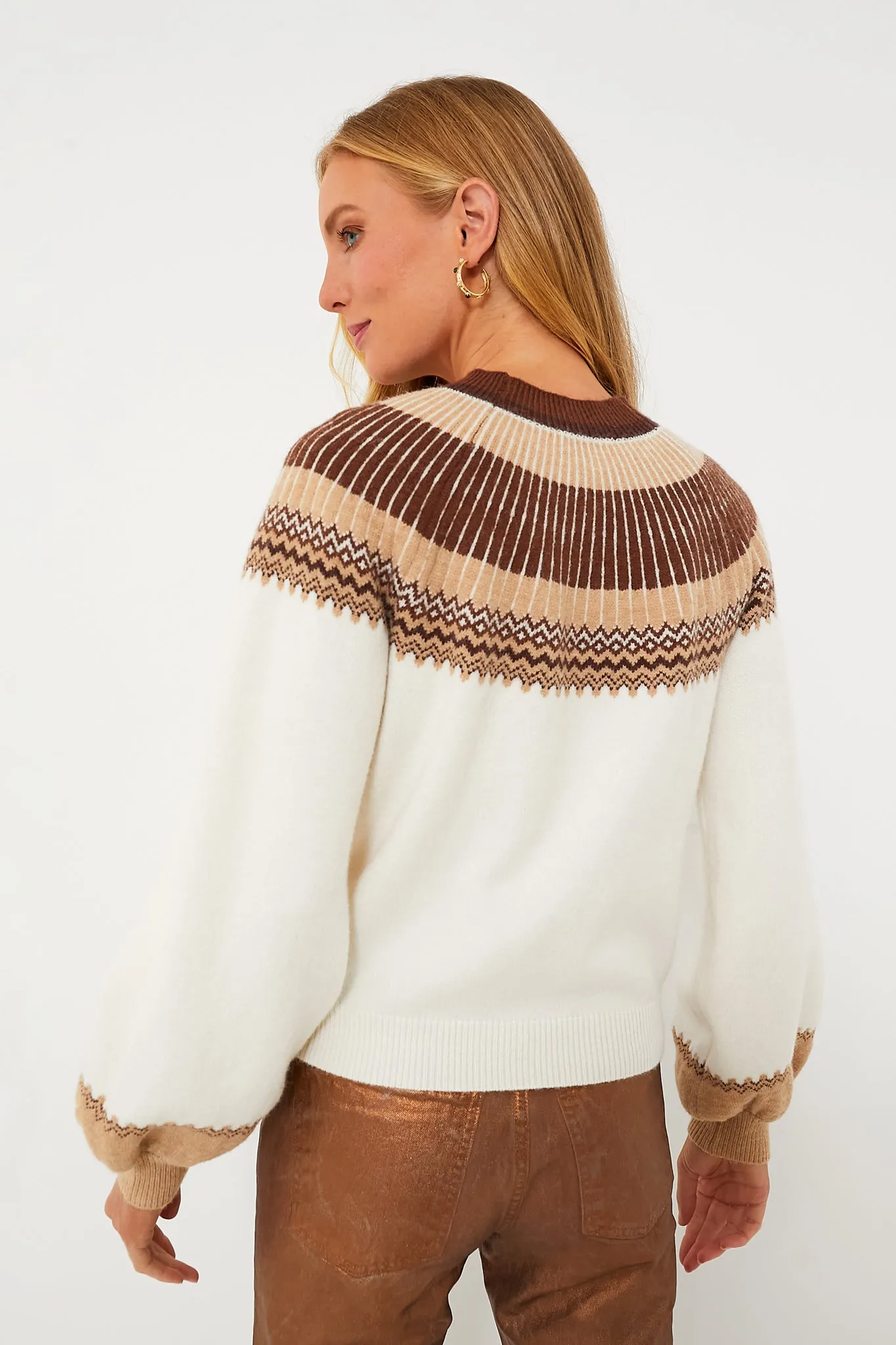 Neutral Color Block Sweater sold by Tuckernuck product image thumbnail 5