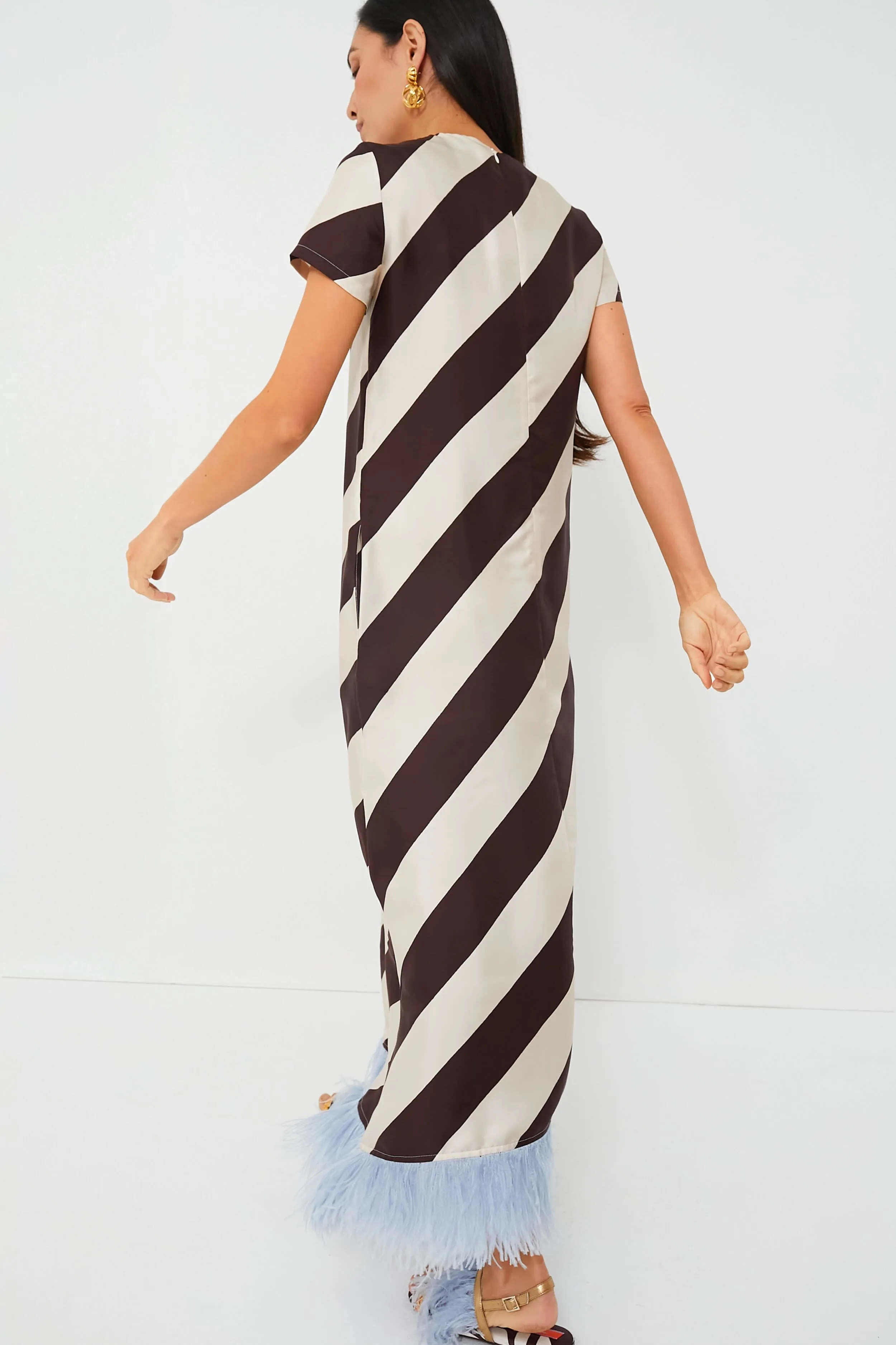 Veneziana Swing Dress with Feathers sold by Tuckernuck product image thumbnail 4