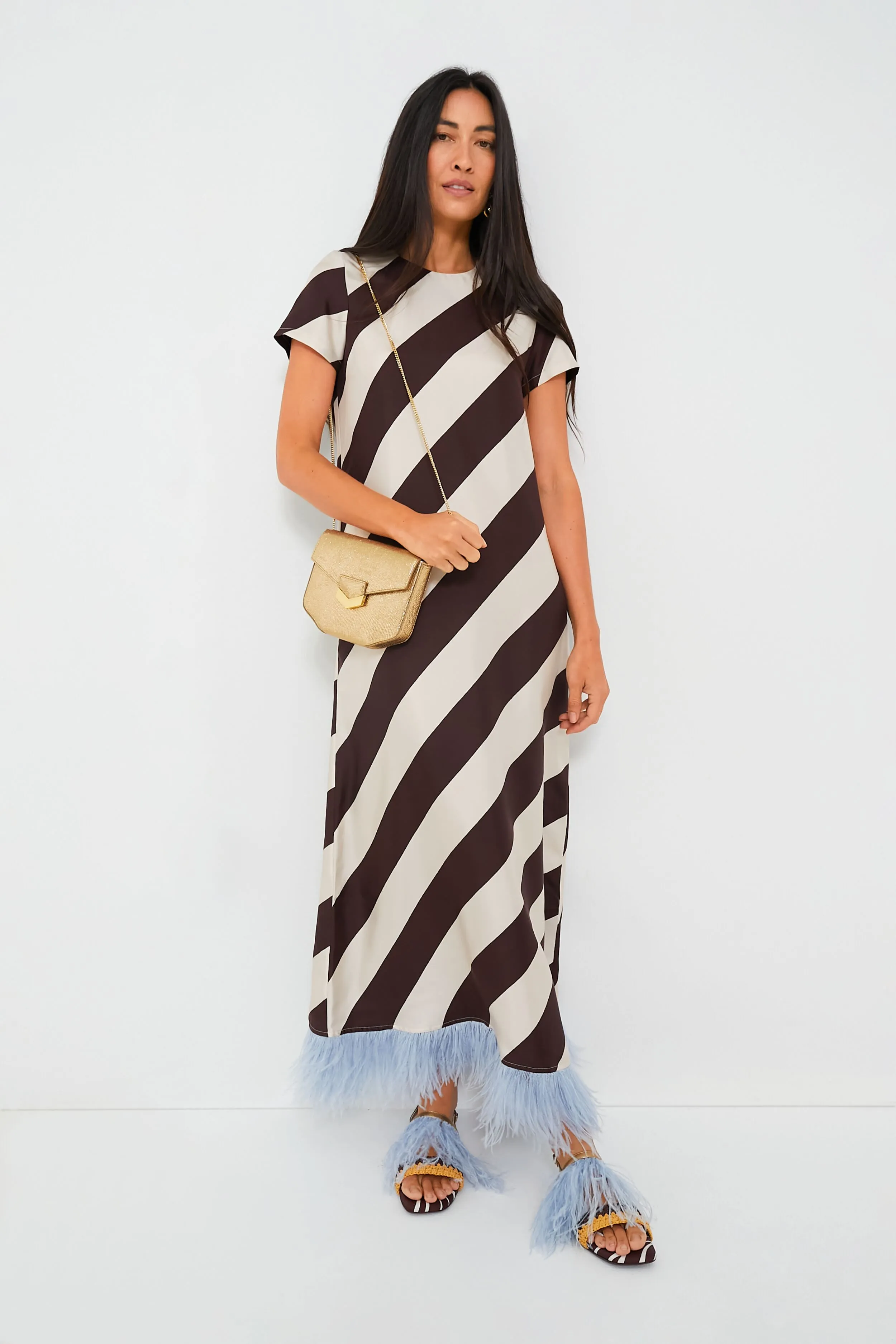 Veneziana Swing Dress with Feathers sold by Tuckernuck product image thumbnail 2