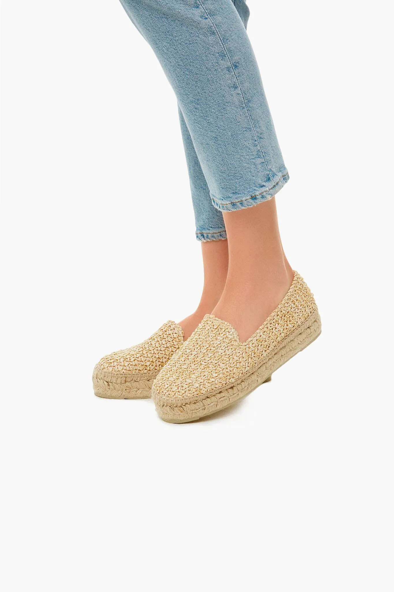 Raffia Platform Slippers sold by Tuckernuck