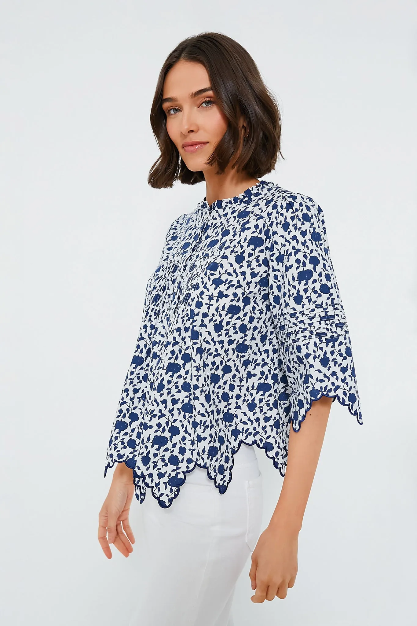 Roses of Dreams Matilde Blouse sold by Tuckernuck product image thumbnail 3