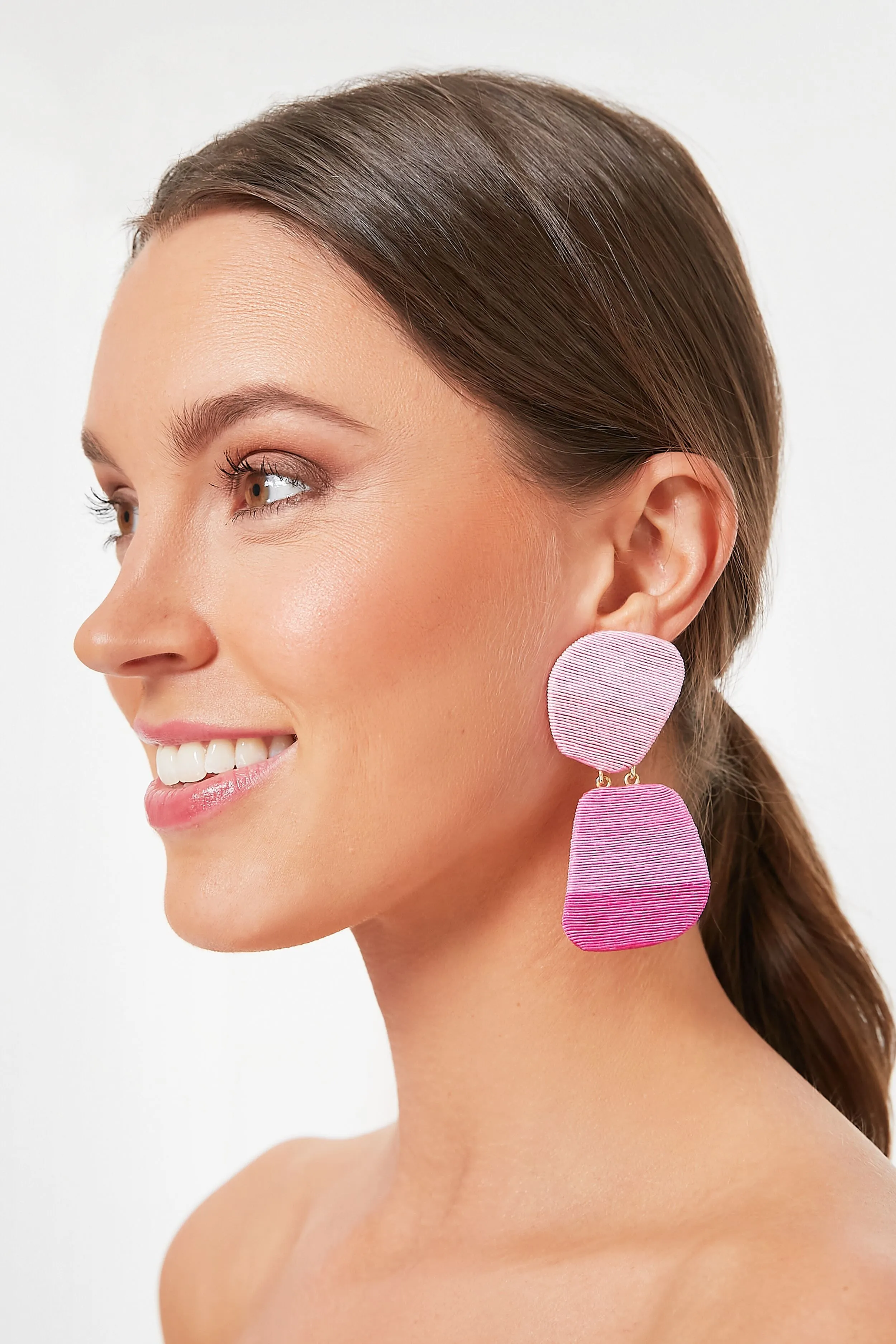 Pink Ombre Ula Earrings sold by Tuckernuck product image thumbnail 2