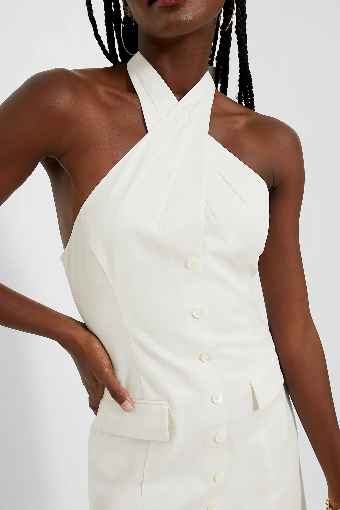 Ivory Haven Dress sold by Tuckernuck product image thumbnail 5