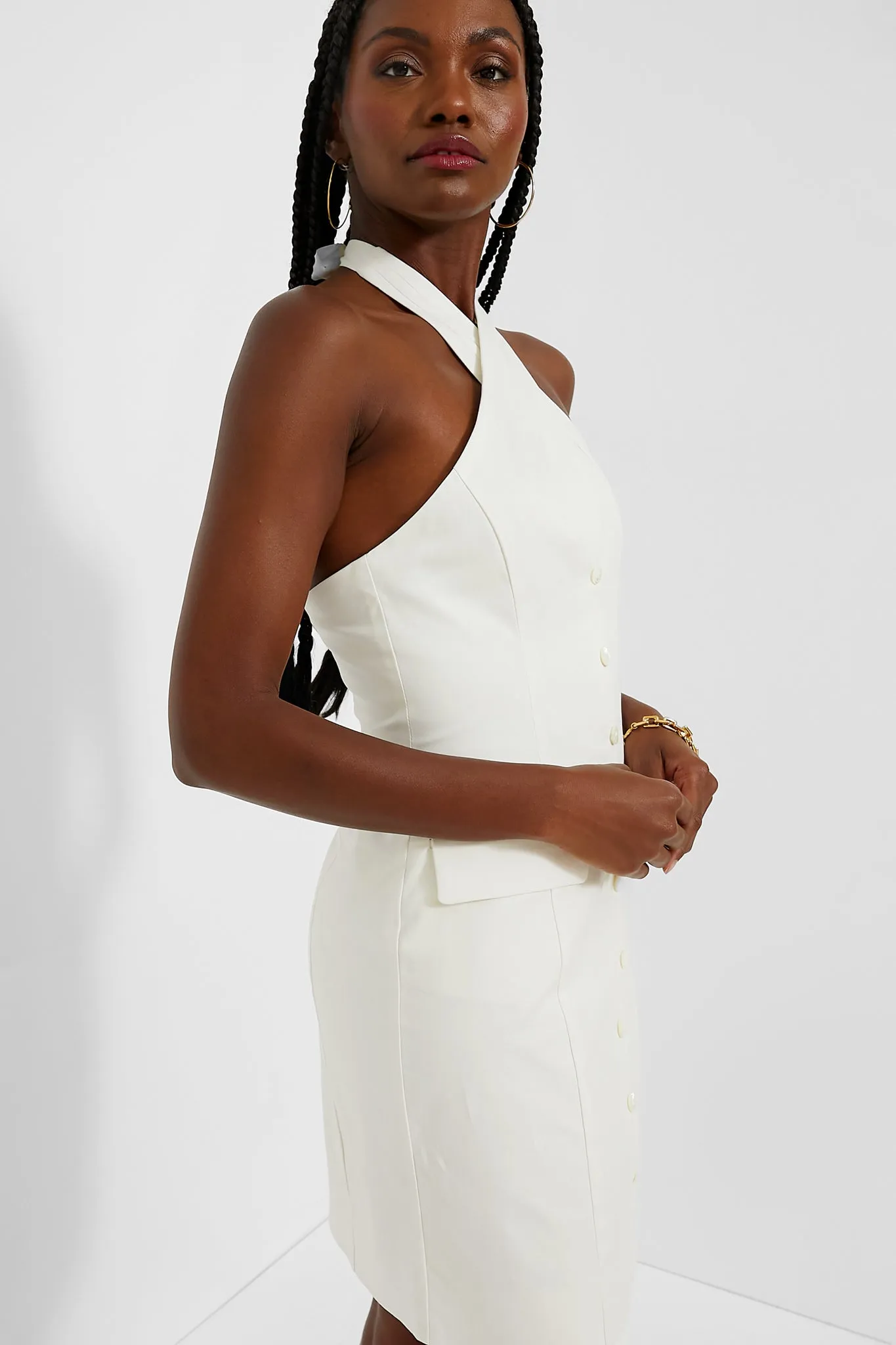 Ivory Haven Dress sold by Tuckernuck product image thumbnail 3