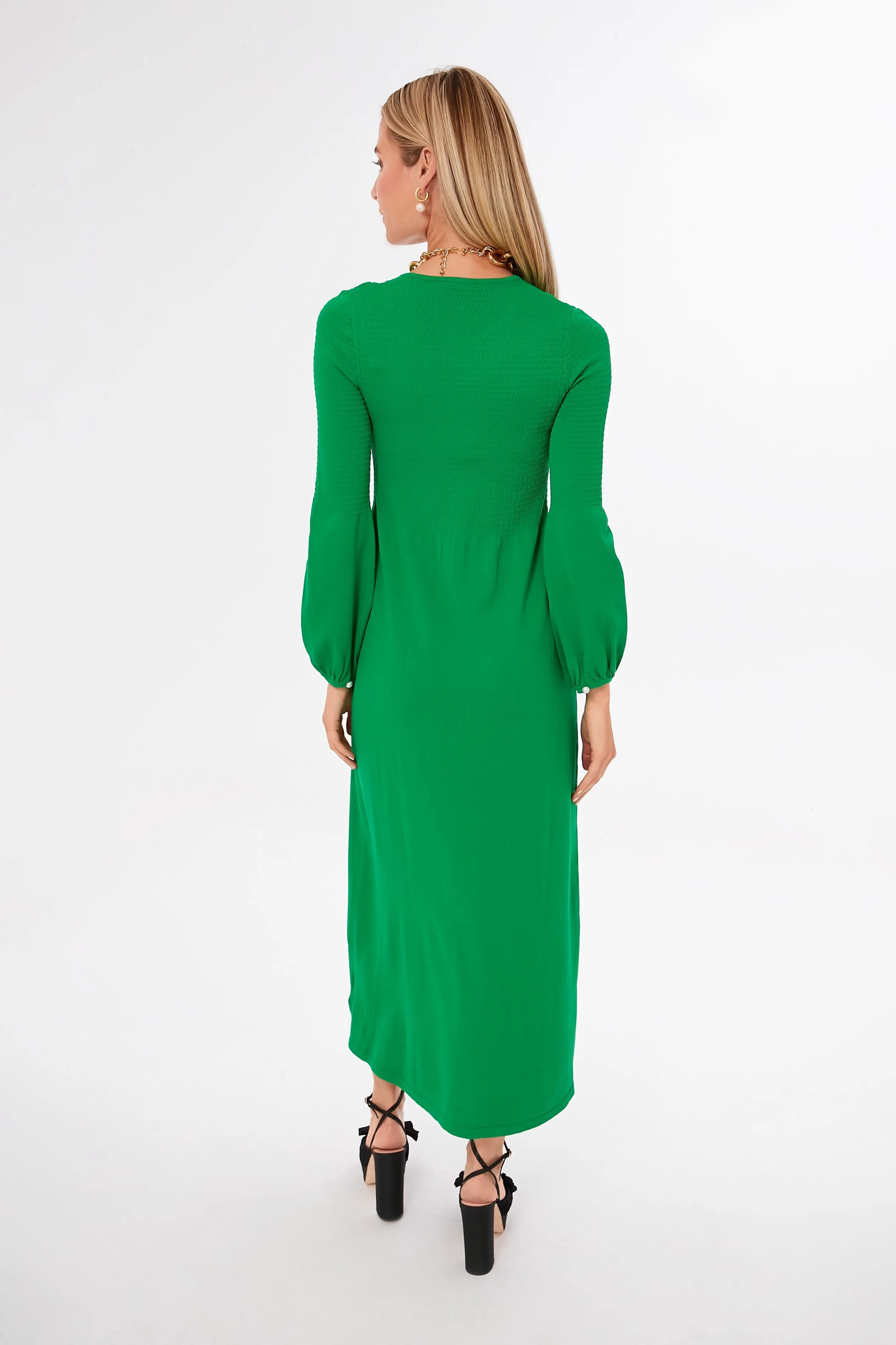 Emerald Green Lennox Dress sold by Tuckernuck product image thumbnail 4