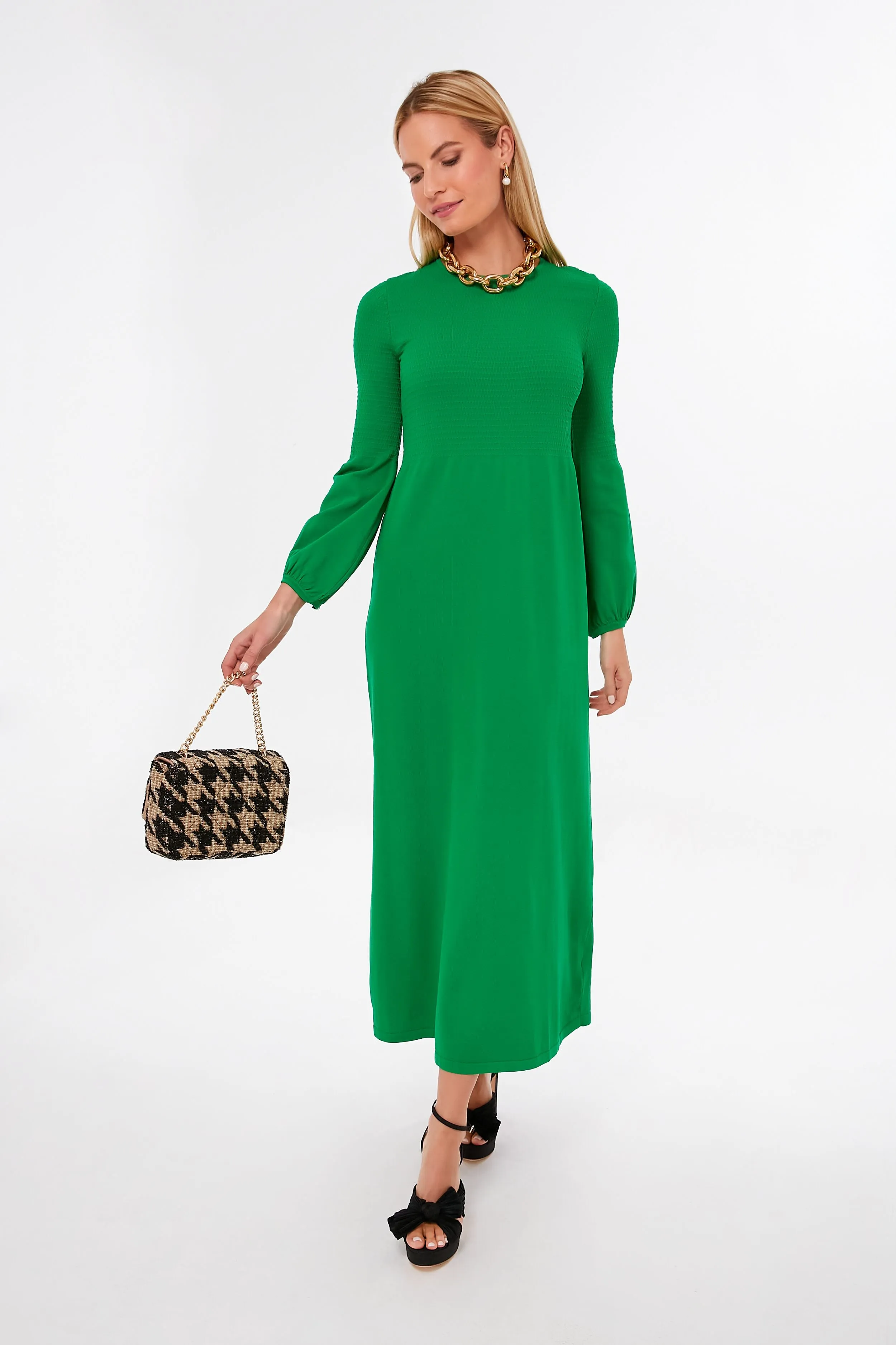 Emerald Green Lennox Dress sold by Tuckernuck product image thumbnail 2
