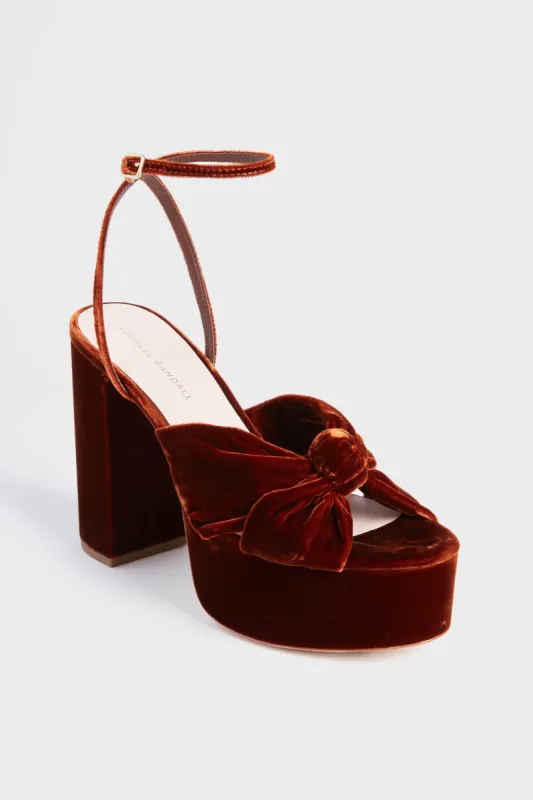 Sienna Velvet Roz Platform Heels sold by Tuckernuck