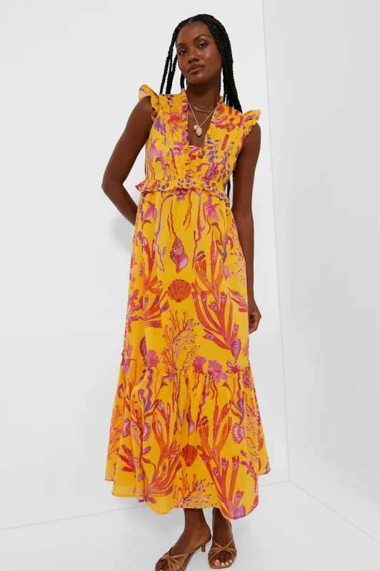 Golden Constance Dress made by Banjanan