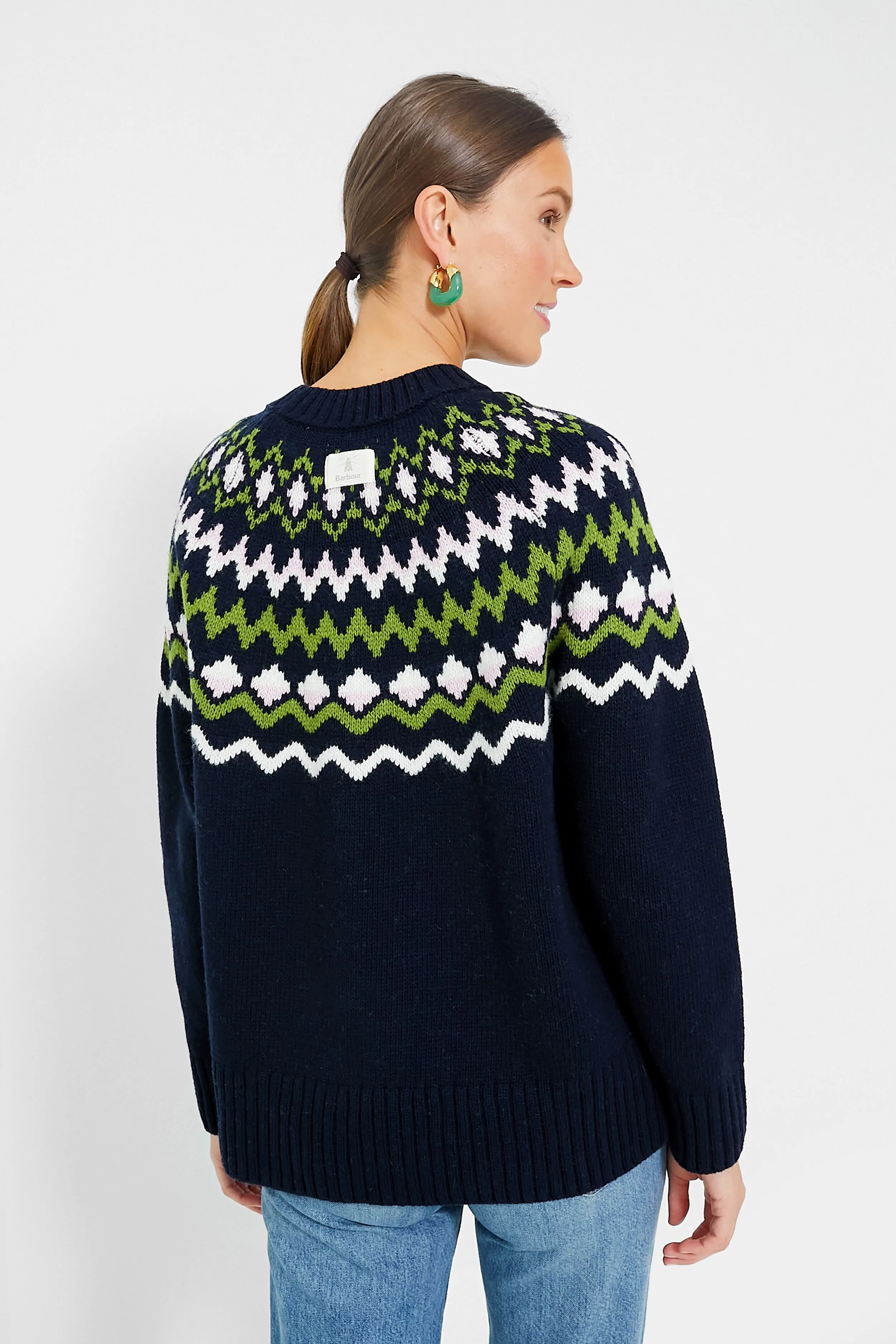 Navy Chesil Knit Sweater sold by Tuckernuck product image thumbnail 4