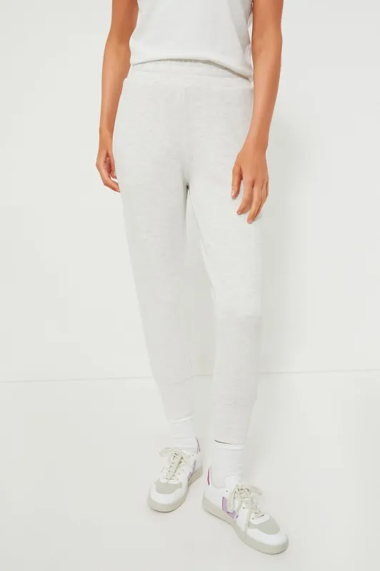 Ivory Marl The Slim Cuff Pant 25 sold by Tuckernuck