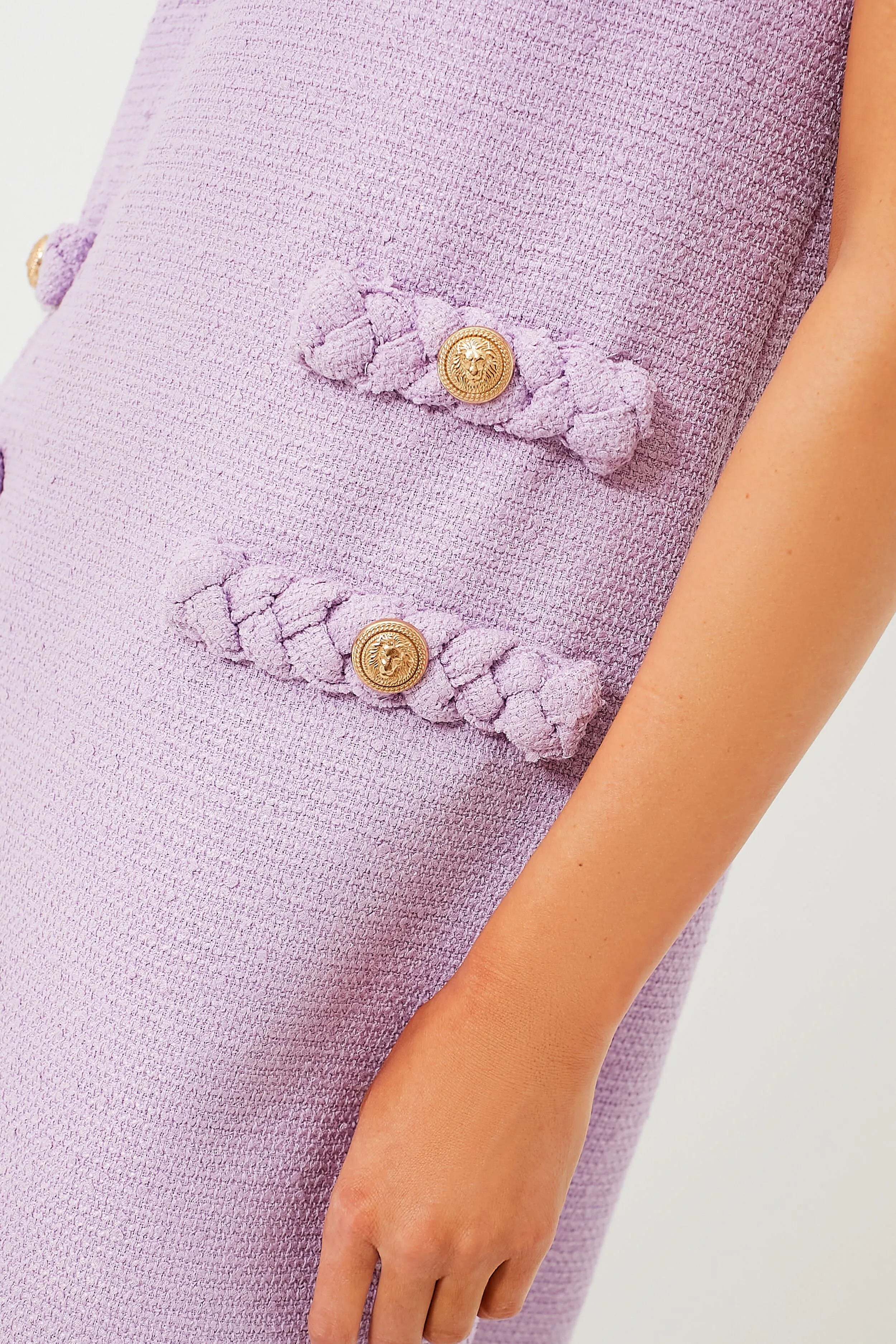 Lilac Tweed Jackie Dress sold by Tuckernuck product image thumbnail 5