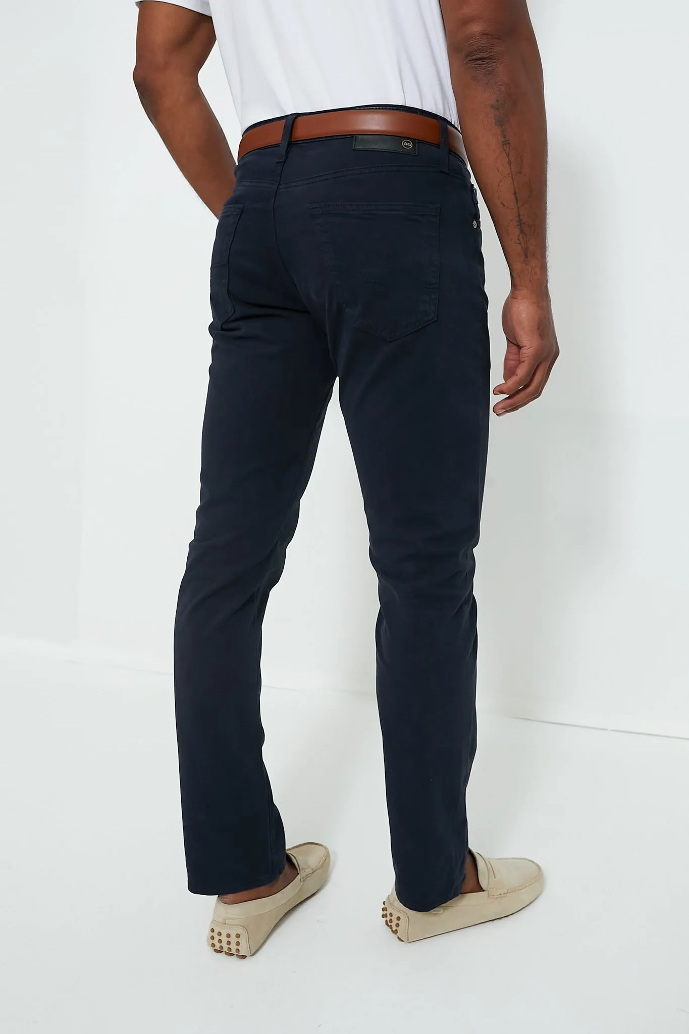 The Graduate in New Navy Sueded Twill (32" Inseam) sold by Tuckernuck product image thumbnail 4