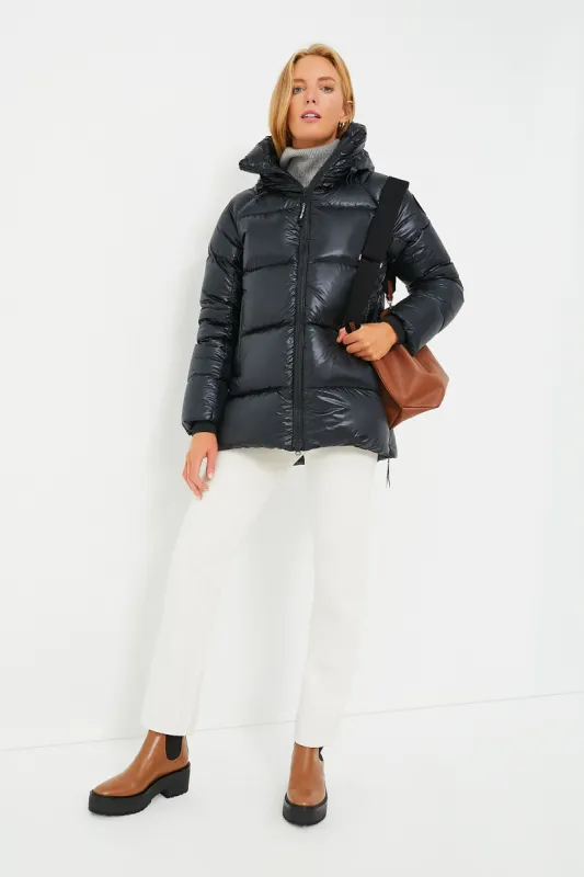Black Noir Black Disc Cypress Puffer made by Canada Goose