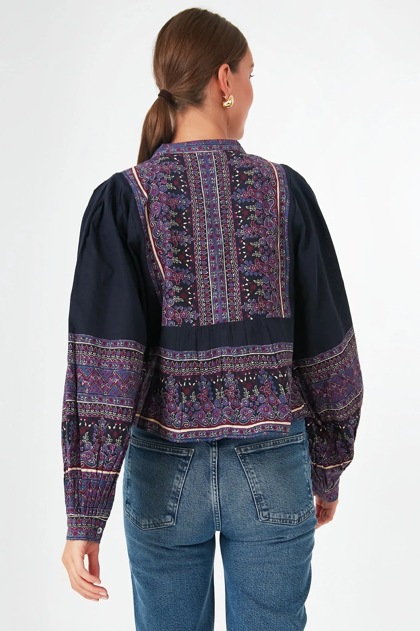 Iris Adella Print Long Sleeve Top sold by Tuckernuck product image thumbnail 4