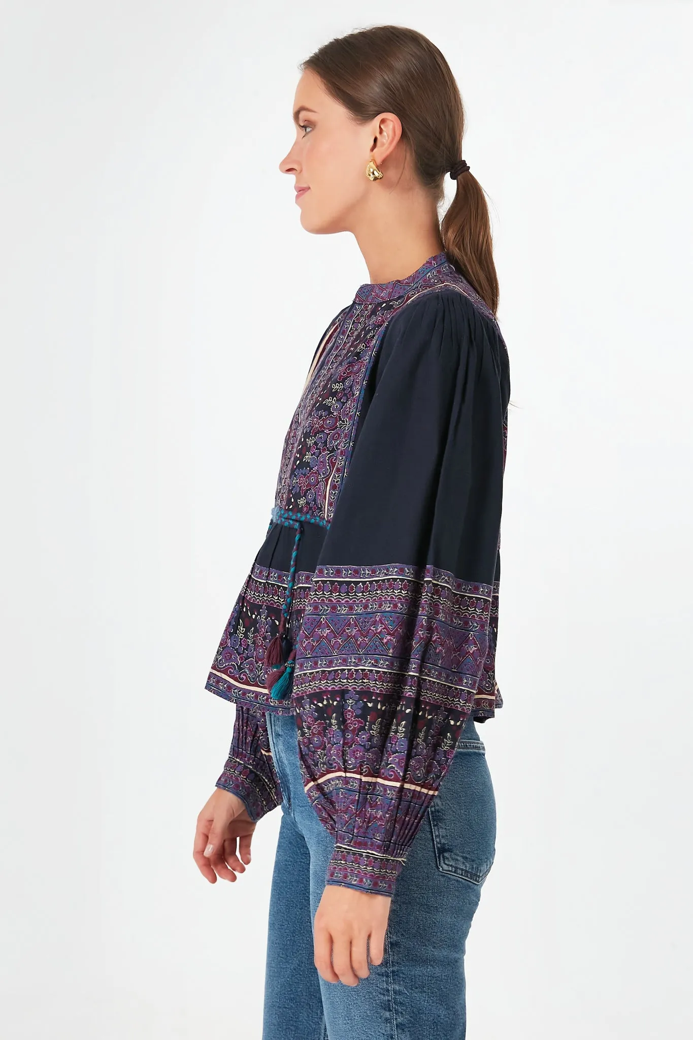 Iris Adella Print Long Sleeve Top sold by Tuckernuck product image thumbnail 3