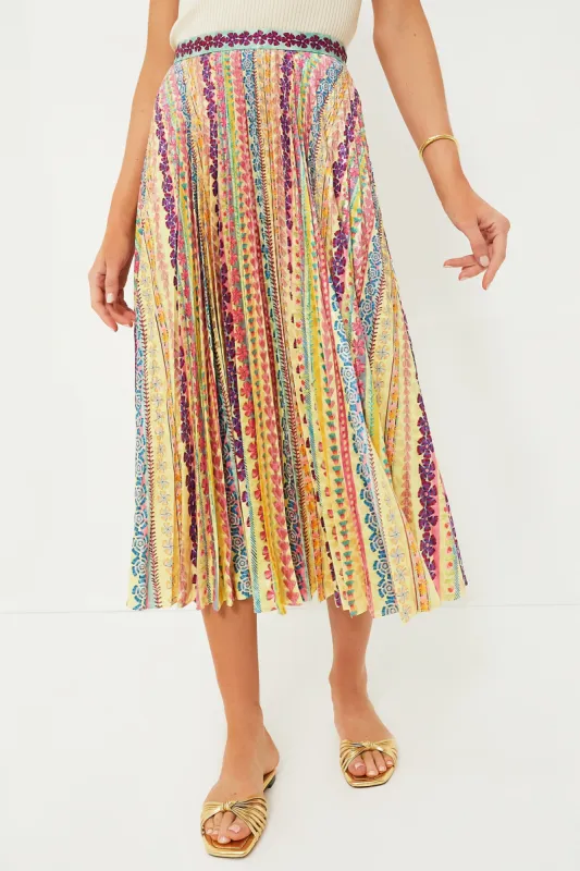 Bloom Gradiant Kim Midi Skirt sold by Tuckernuck