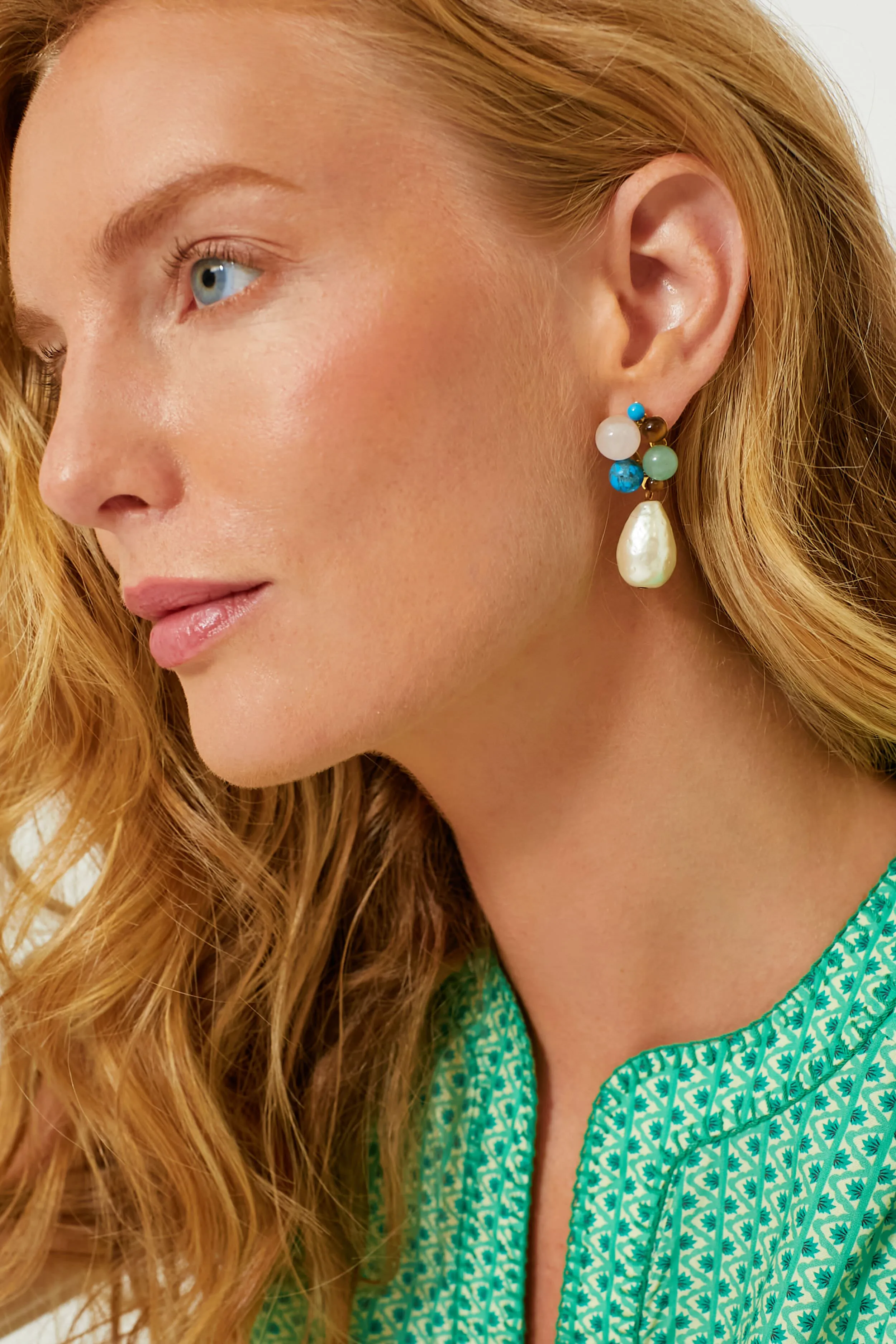 Jennifer Behr x Julia Berolzheimer Multi Cove Earrings sold by Tuckernuck product image thumbnail 2