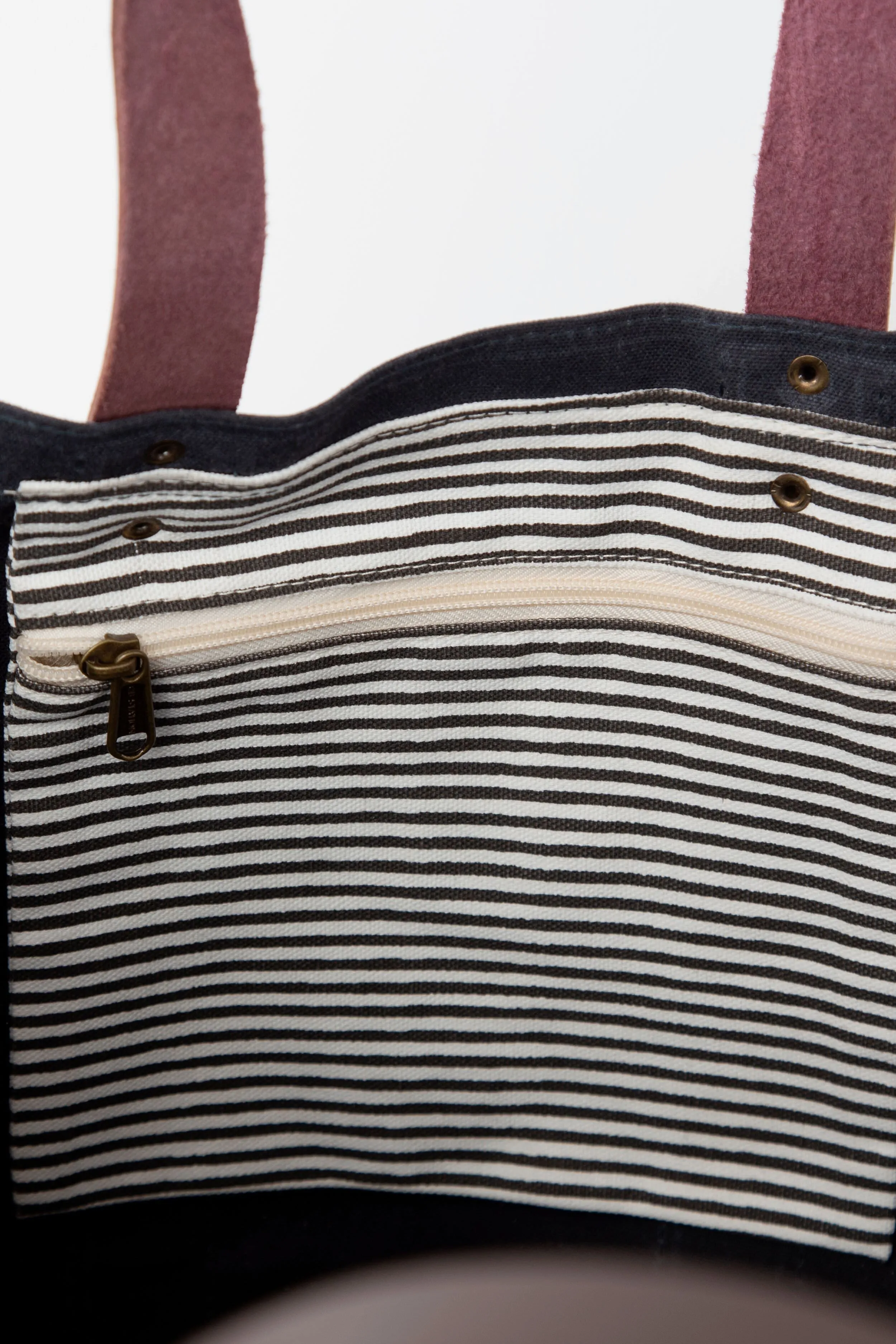 Slate Waxed Commuter Tote sold by Tuckernuck product image thumbnail 5