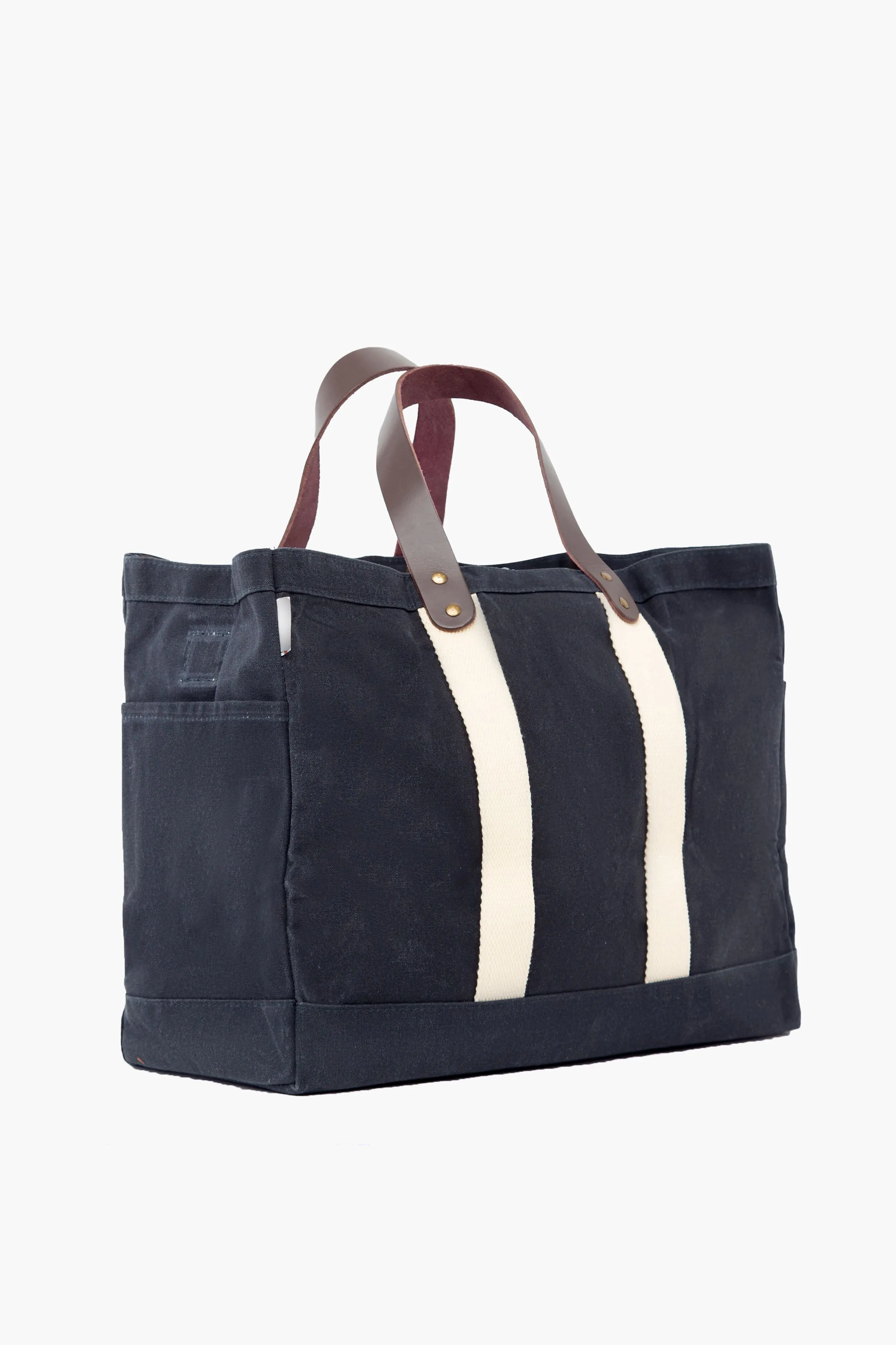 Slate Waxed Commuter Tote sold by Tuckernuck product image thumbnail 3