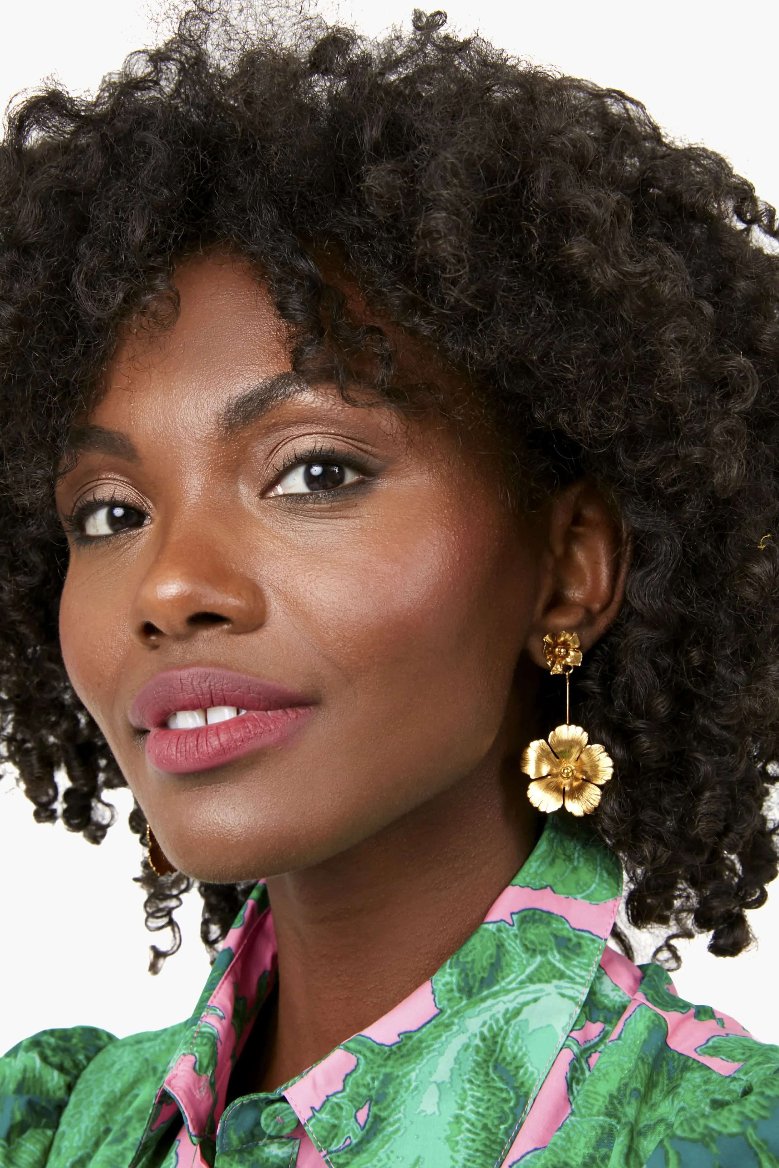 Kalina Flower Earrings sold by Tuckernuck product image thumbnail 2