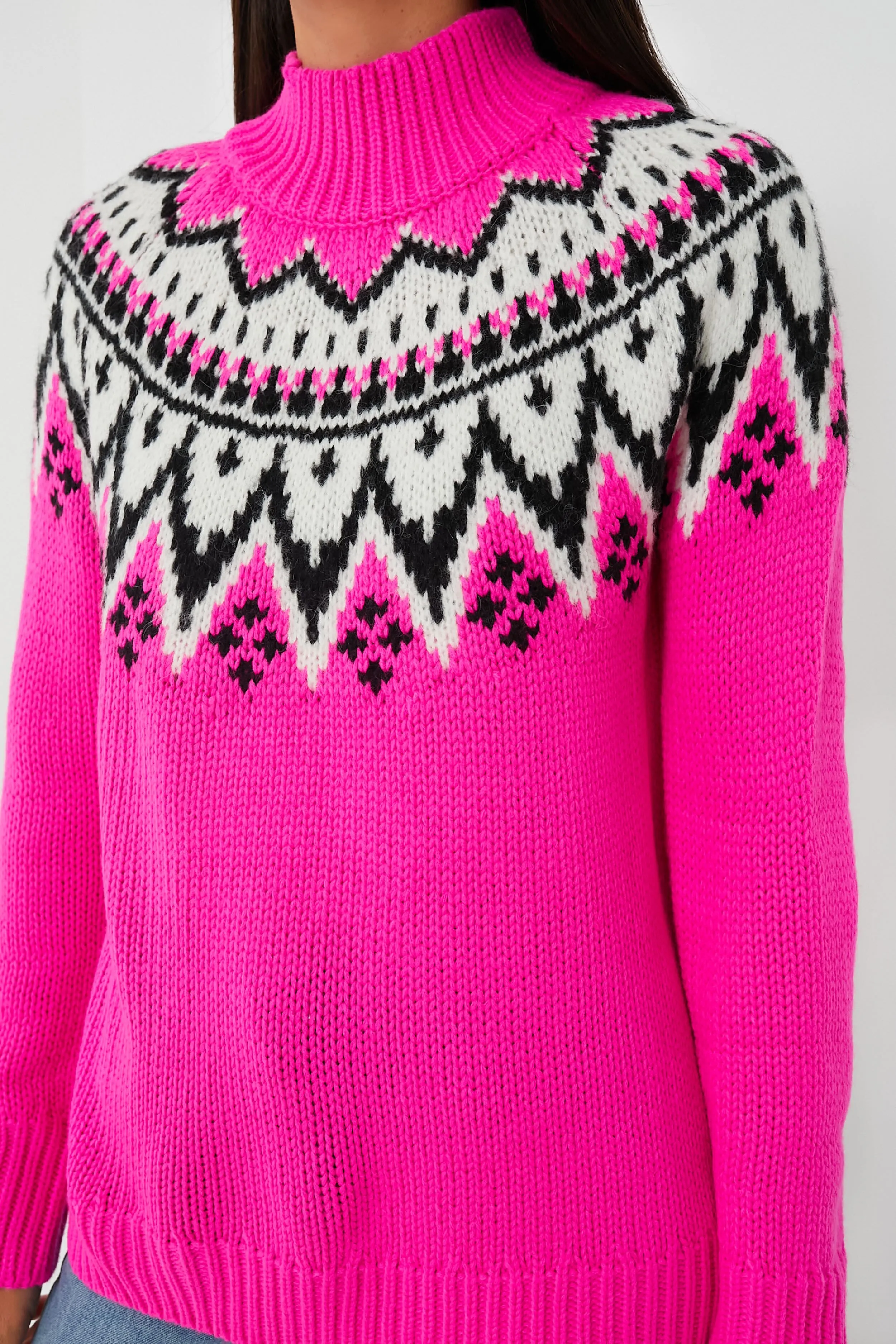 Bright Pink Kienna Sweater sold by Tuckernuck product image thumbnail 5