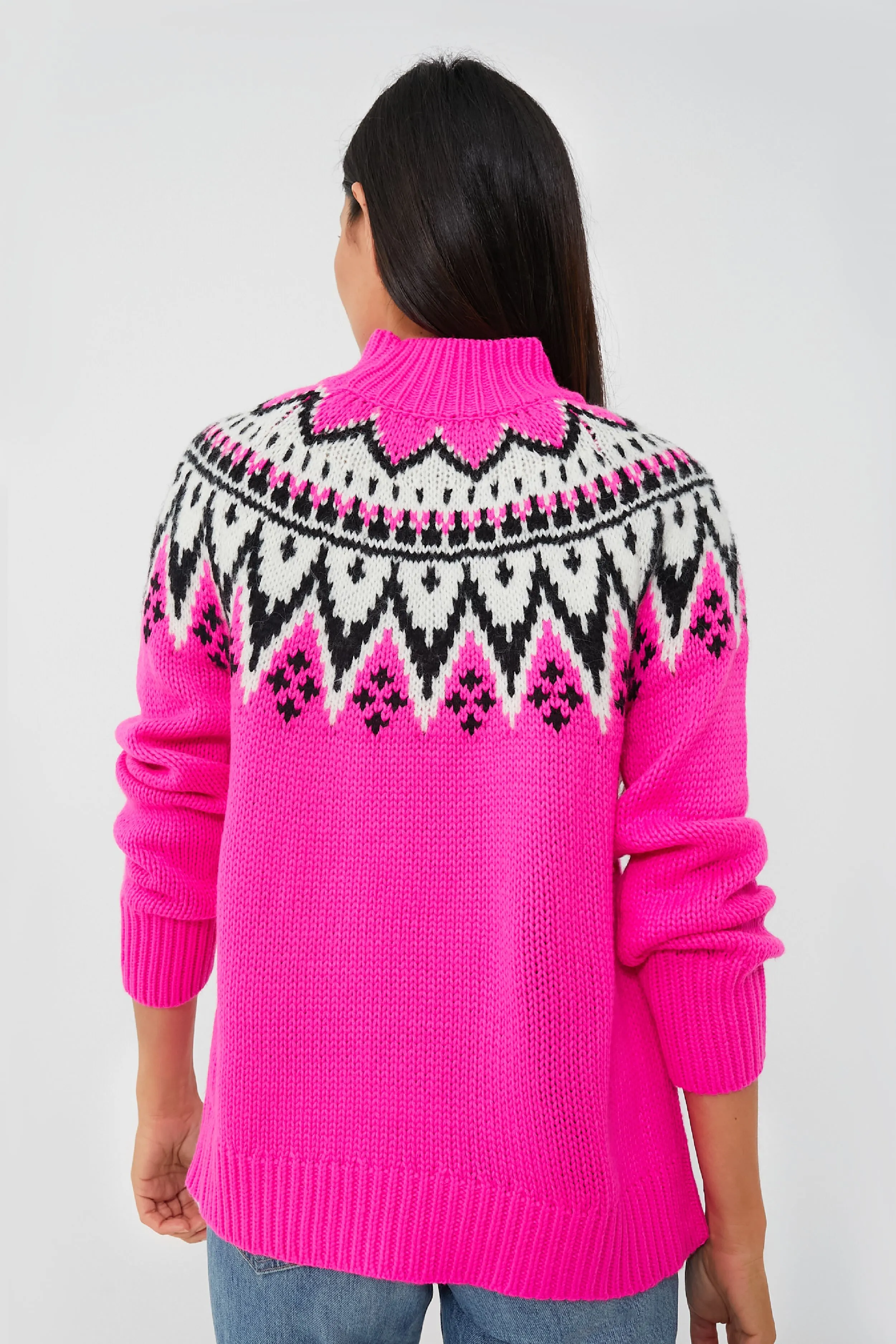 Bright Pink Kienna Sweater sold by Tuckernuck product image thumbnail 4