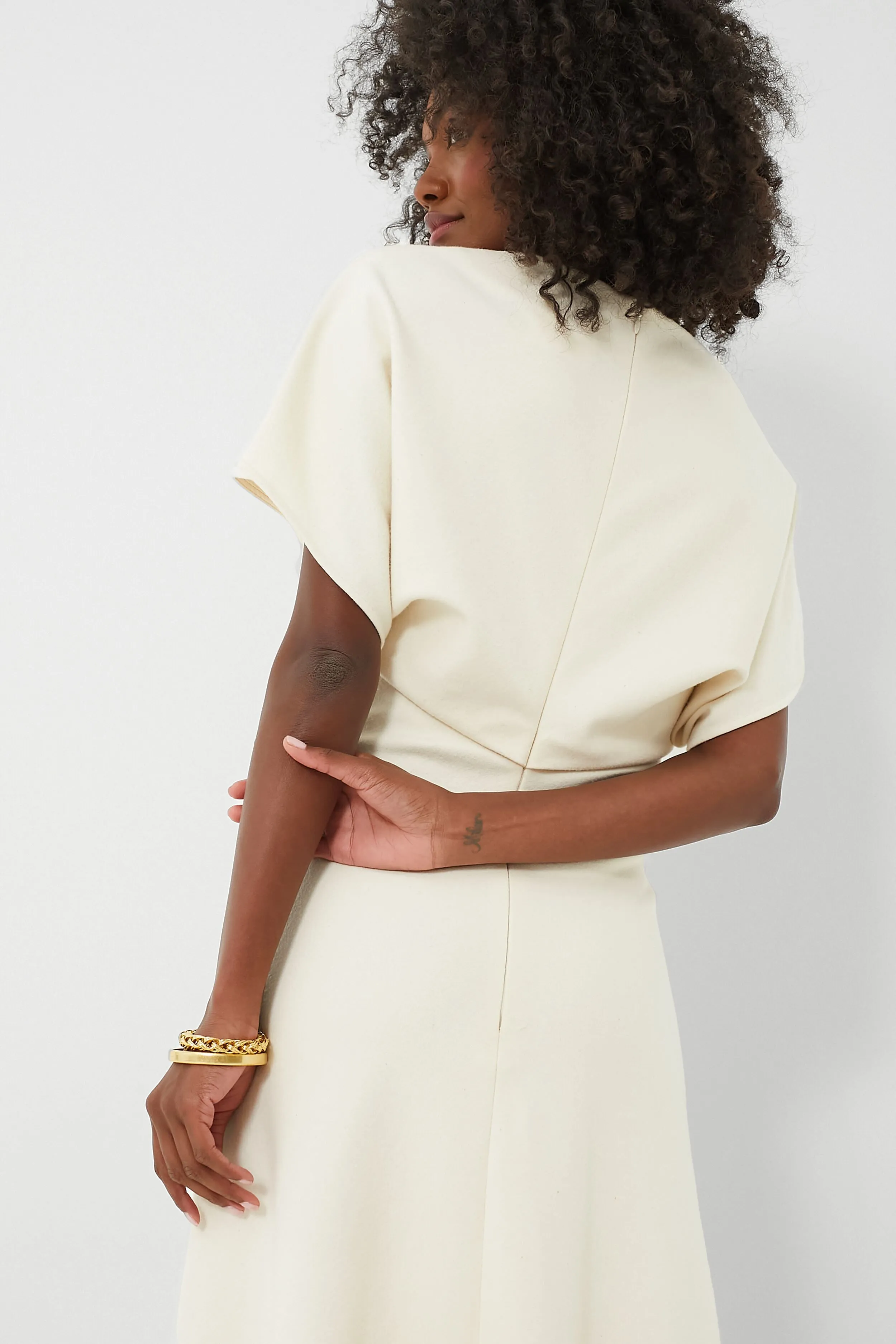 Ecru Ariana Midi Dress sold by Tuckernuck product image thumbnail 5