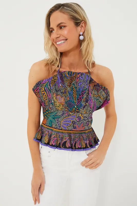 Padma Floral Print Malca Top sold by Tuckernuck