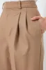 Camel Full Length Pleated Pant sold by Tuckernuck