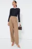Camel Full Length Pleated Pant sold by Tuckernuck