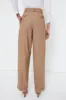 Camel Full Length Pleated Pant sold by Tuckernuck