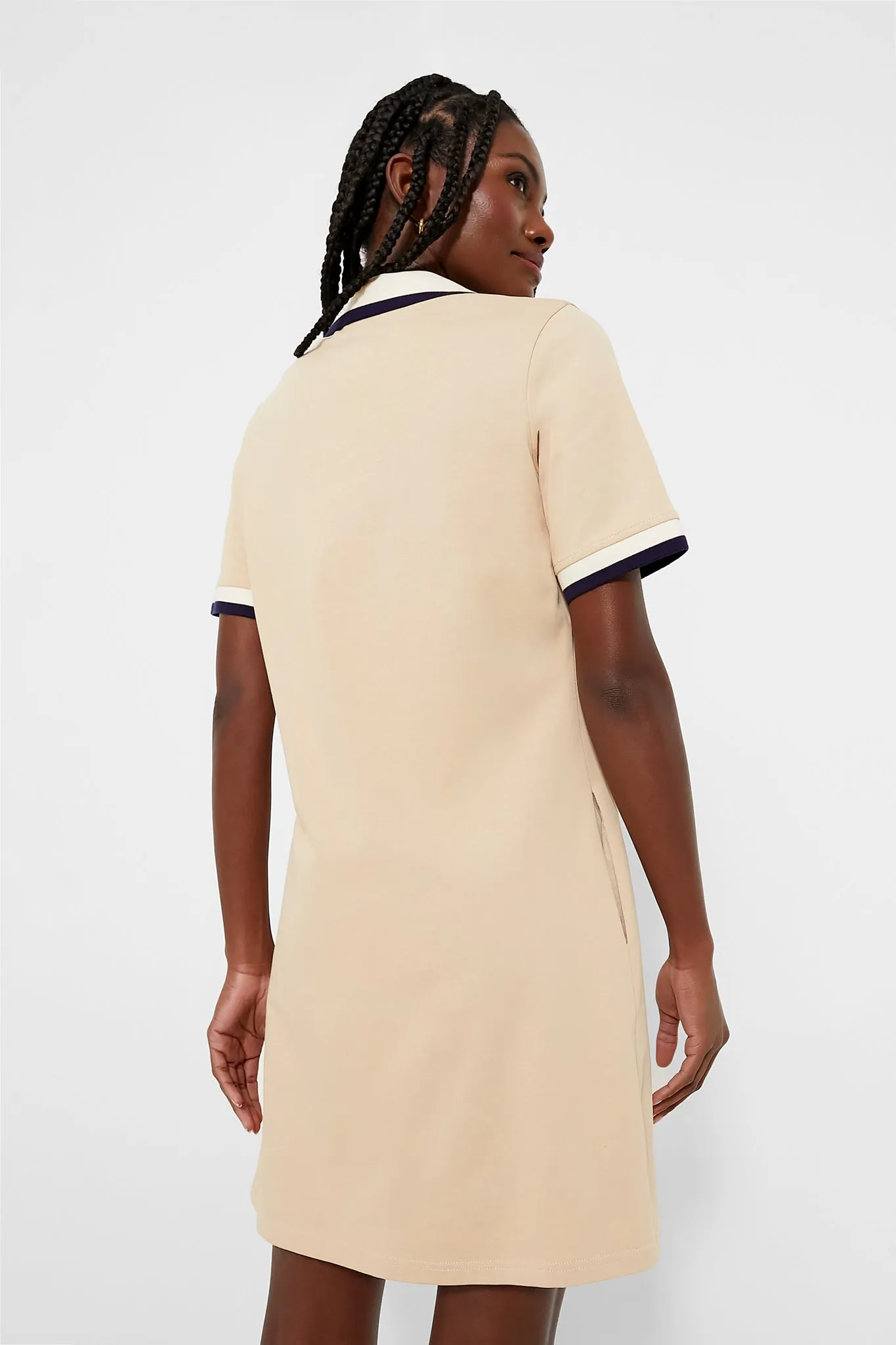 Tan Hutton Polo Dress sold by Tuckernuck product image thumbnail 4