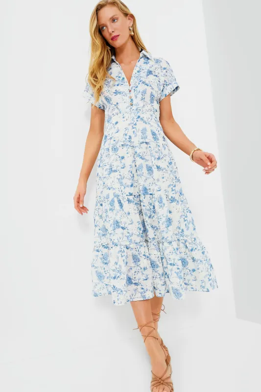 Blue Davina Shirt Dress sold by Tuckernuck
