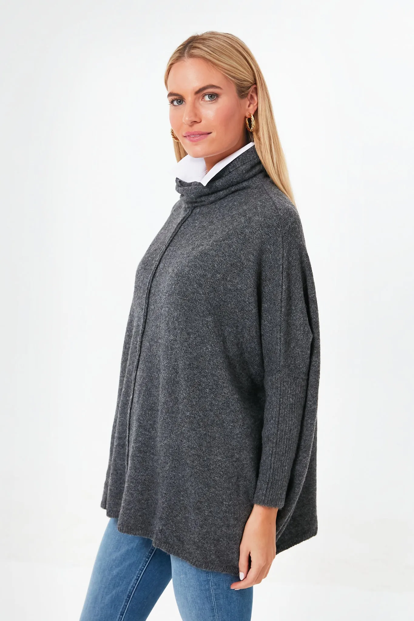 Exclusive Charcoal Turtleneck Soft Sweater sold by Tuckernuck product image thumbnail 3