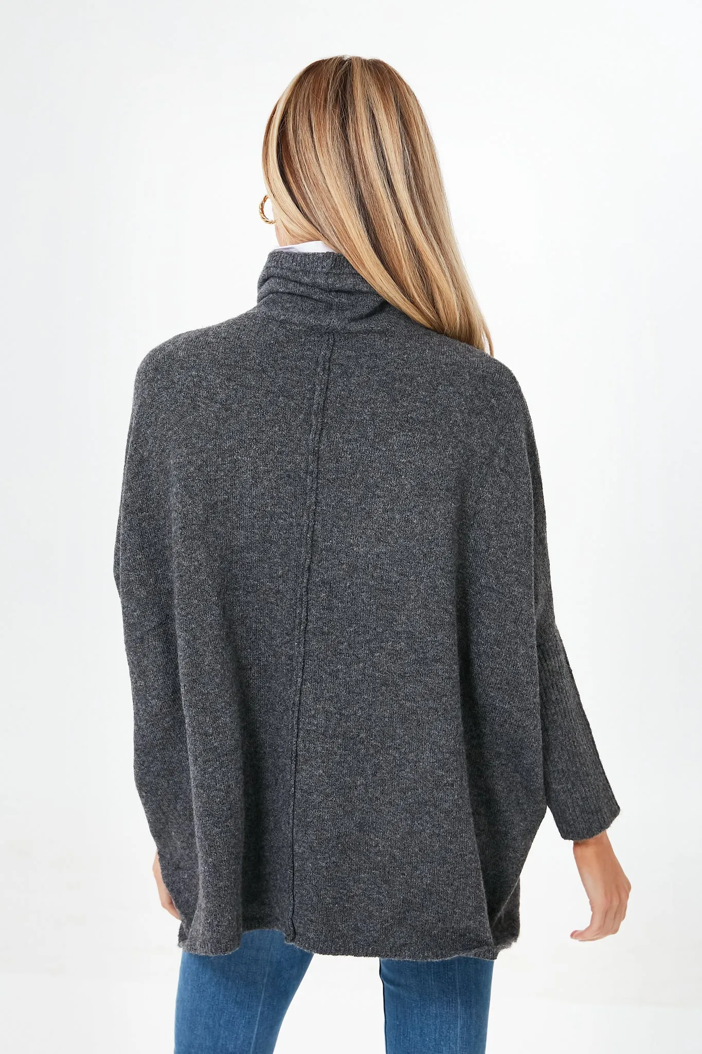 Exclusive Charcoal Turtleneck Soft Sweater sold by Tuckernuck product image thumbnail 4