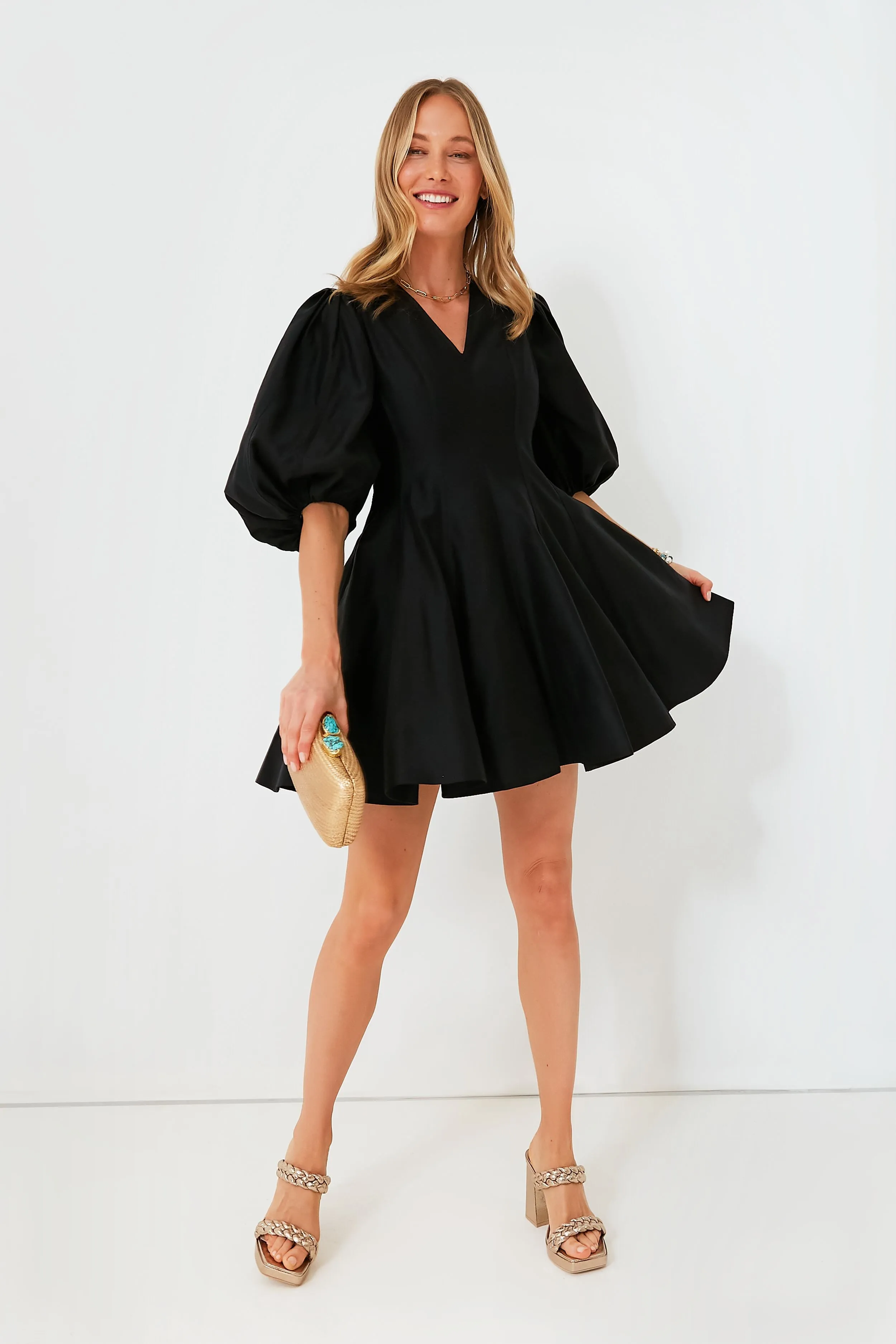 Black Loraine Mini Dress sold by Tuckernuck