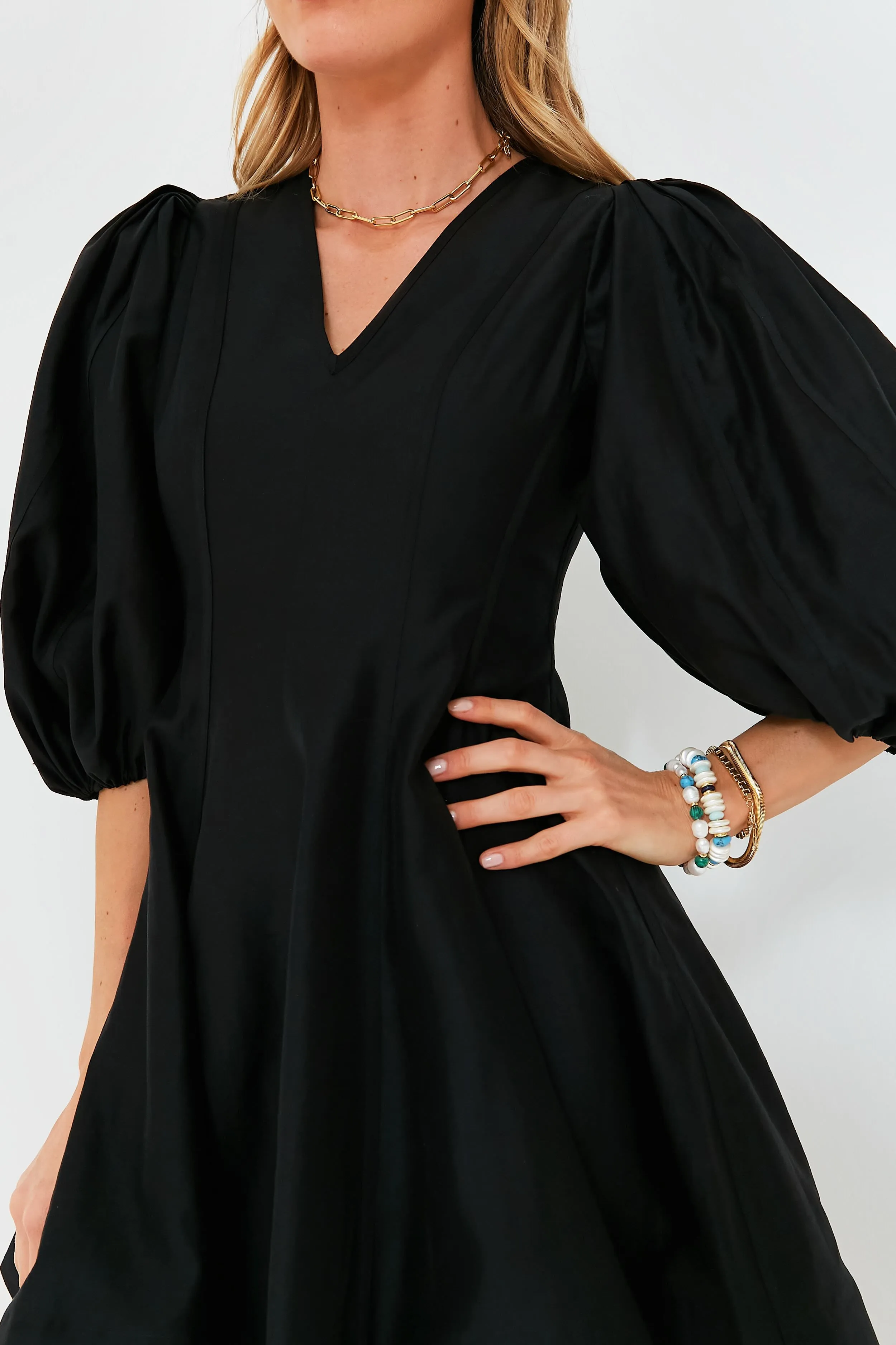 Black Loraine Mini Dress sold by Tuckernuck product image thumbnail 5