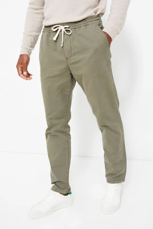 Olive Athletic Fit Saturday Pant sold by Tuckernuck
