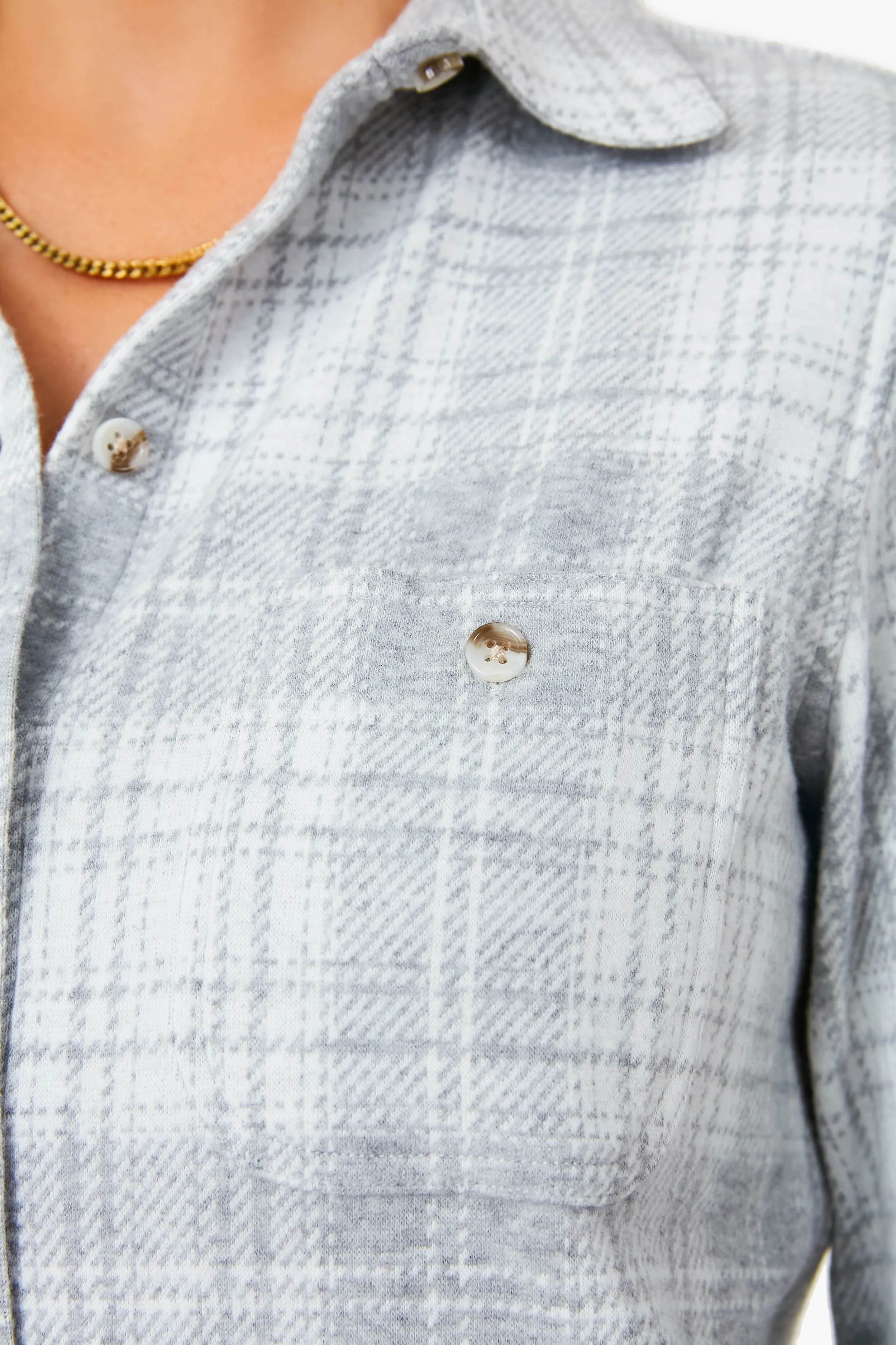 Winter Clouds Plaid Legend Sweater Shirt sold by Tuckernuck product image thumbnail 5