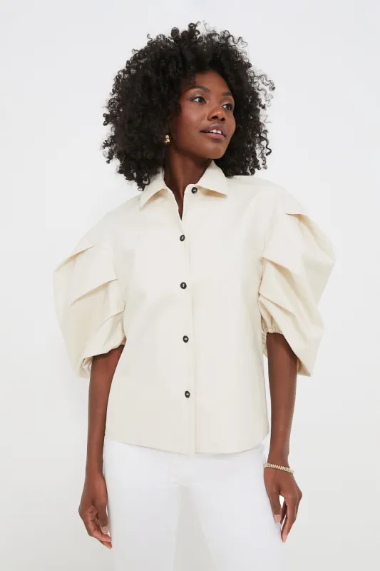 Cream Sady Top sold by Tuckernuck