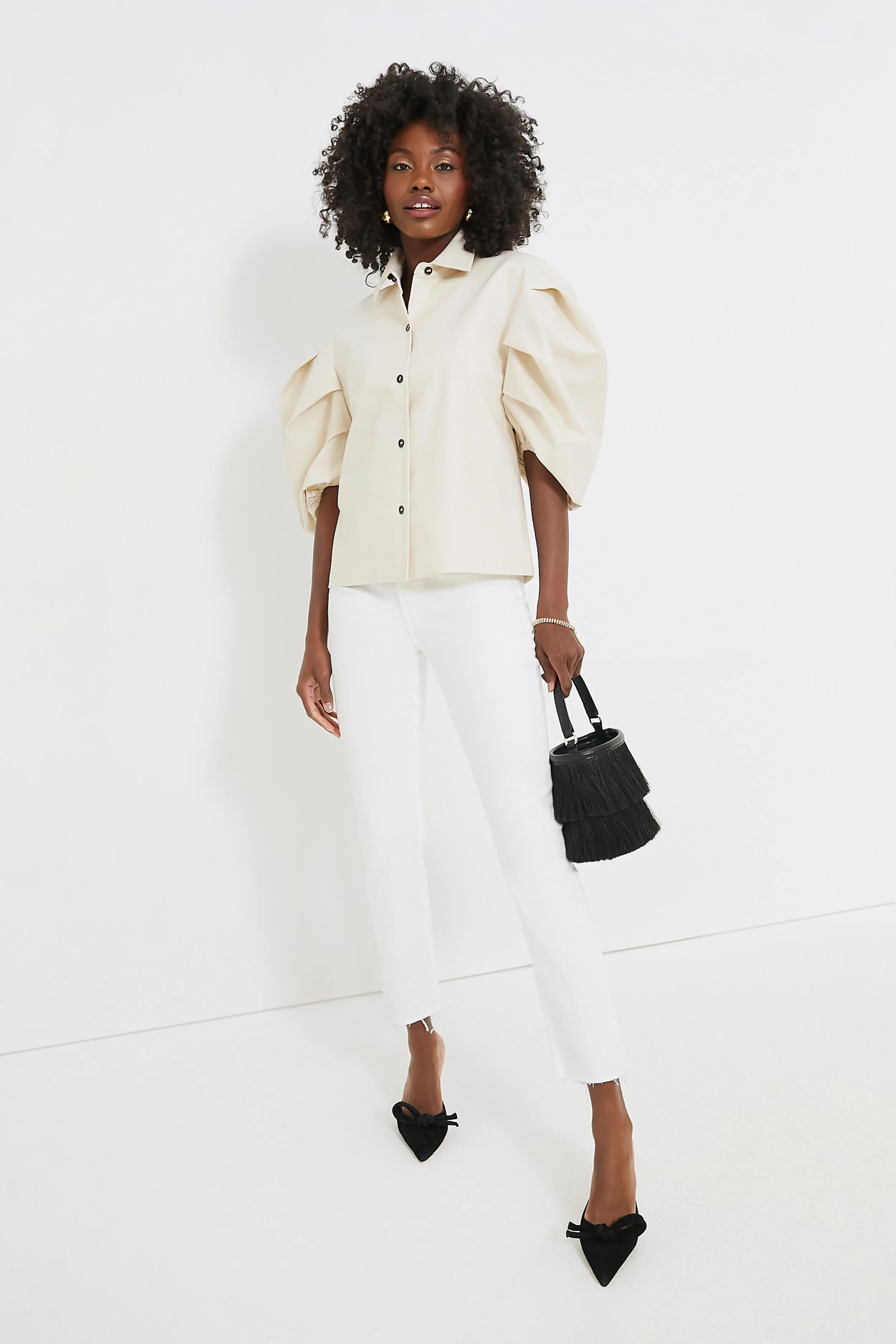 Cream Sady Top sold by Tuckernuck product image thumbnail 2